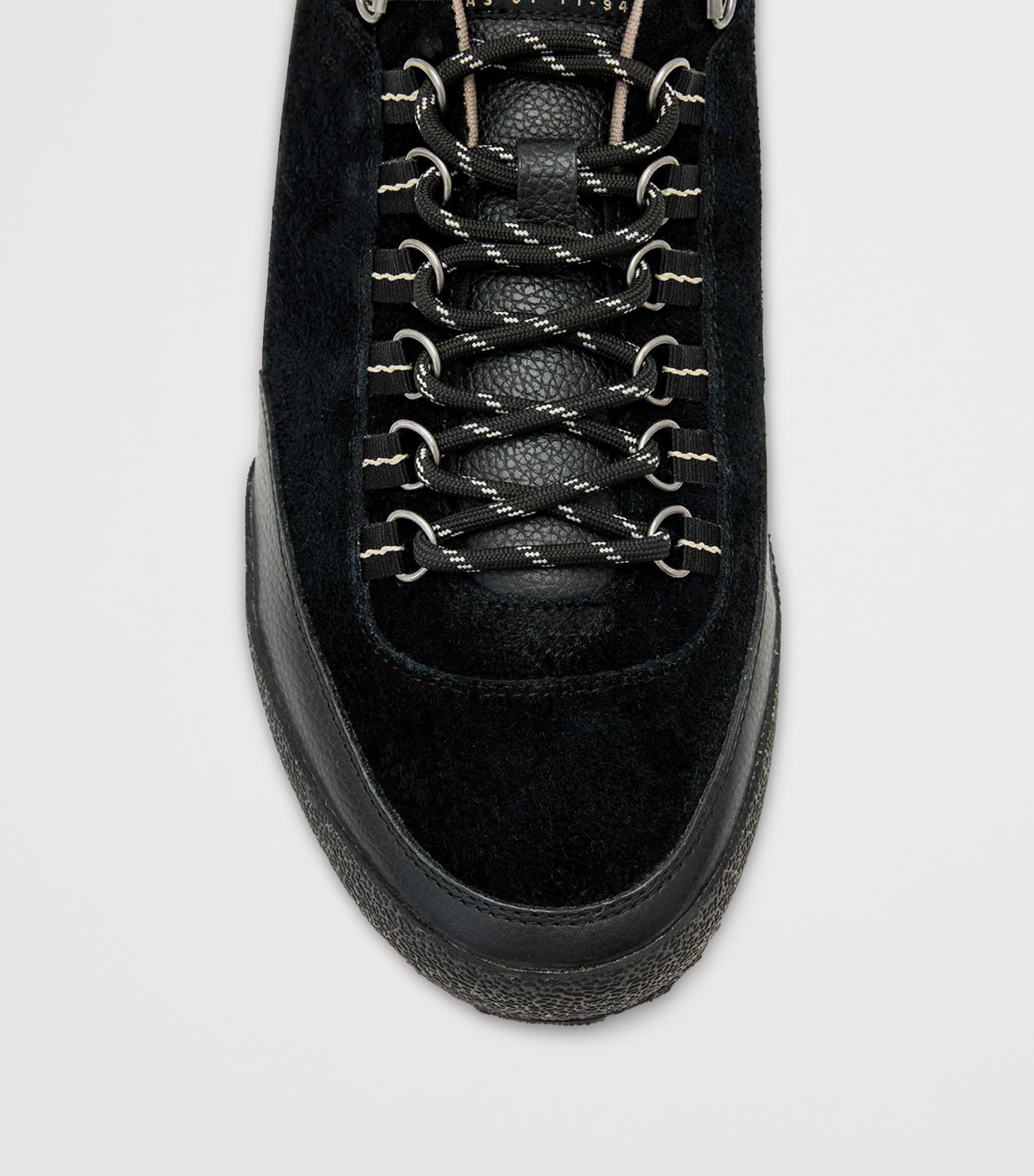 AllSaints Leather Harri Sneakers Black Image 2
