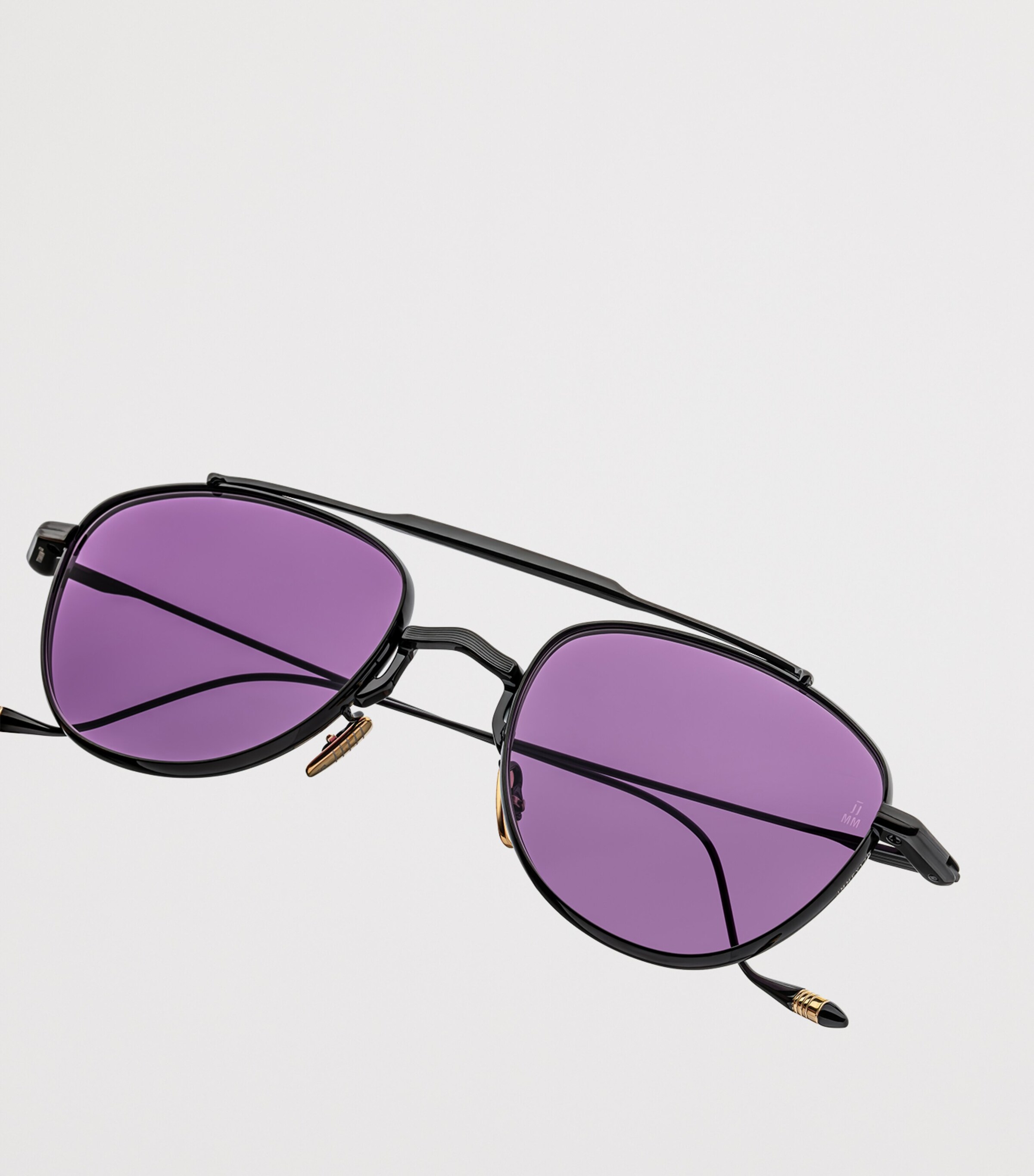 Jacques Marie Mage Purple Titanium Flynn Aviator Sunglasses