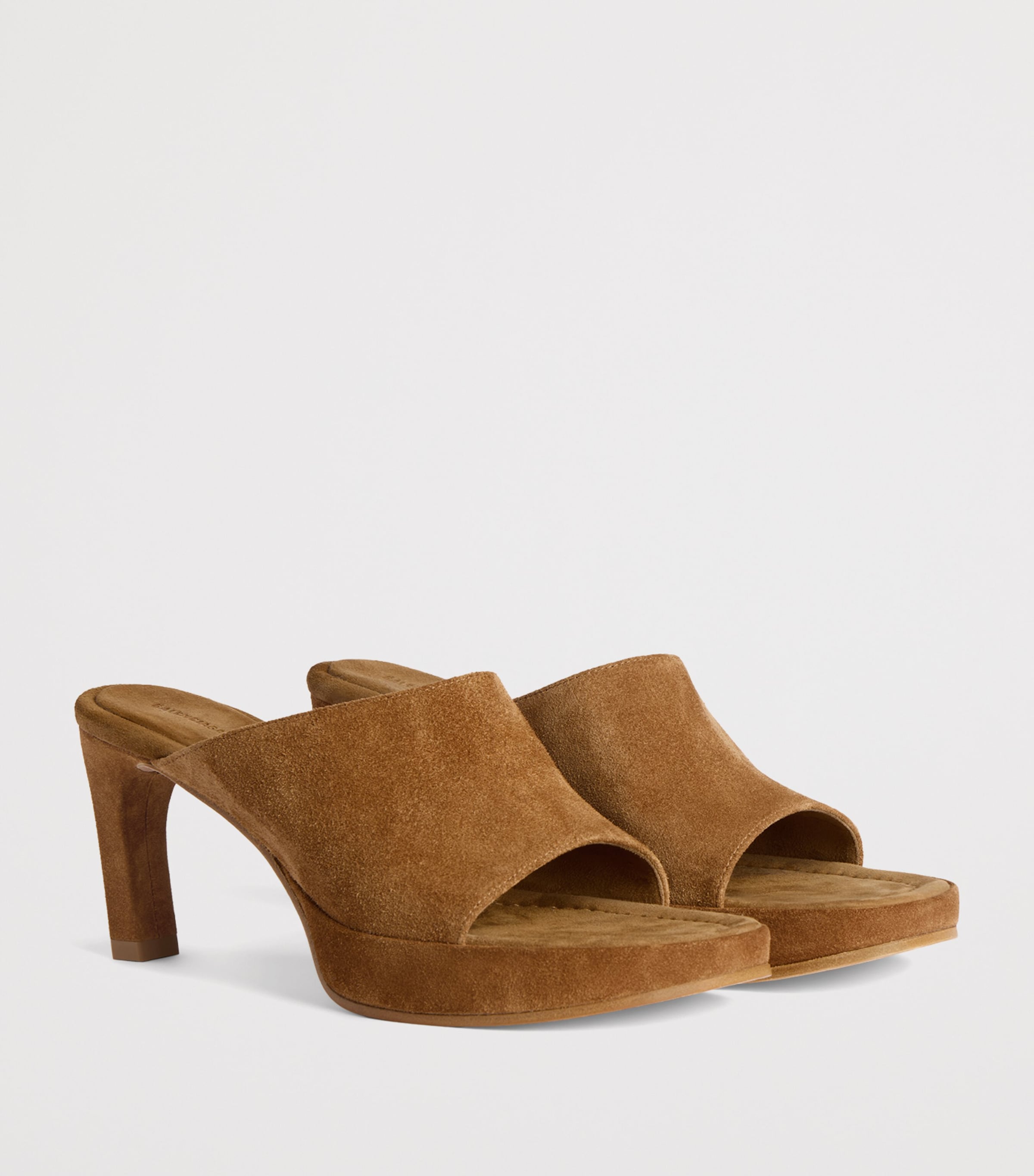 Balenciaga Brown Suede Fargo Heeled Mules 80 | Harrods US