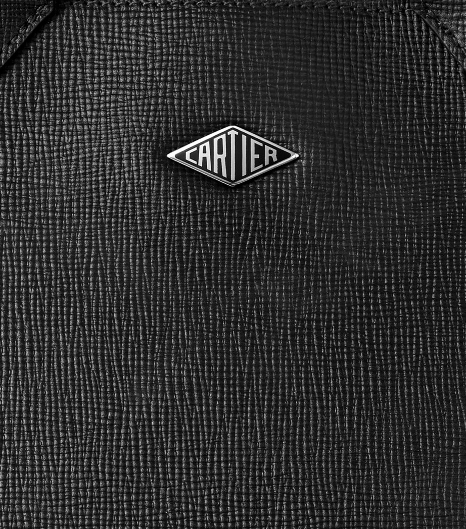 Cartier Leather Losange Backpack Black Image 7