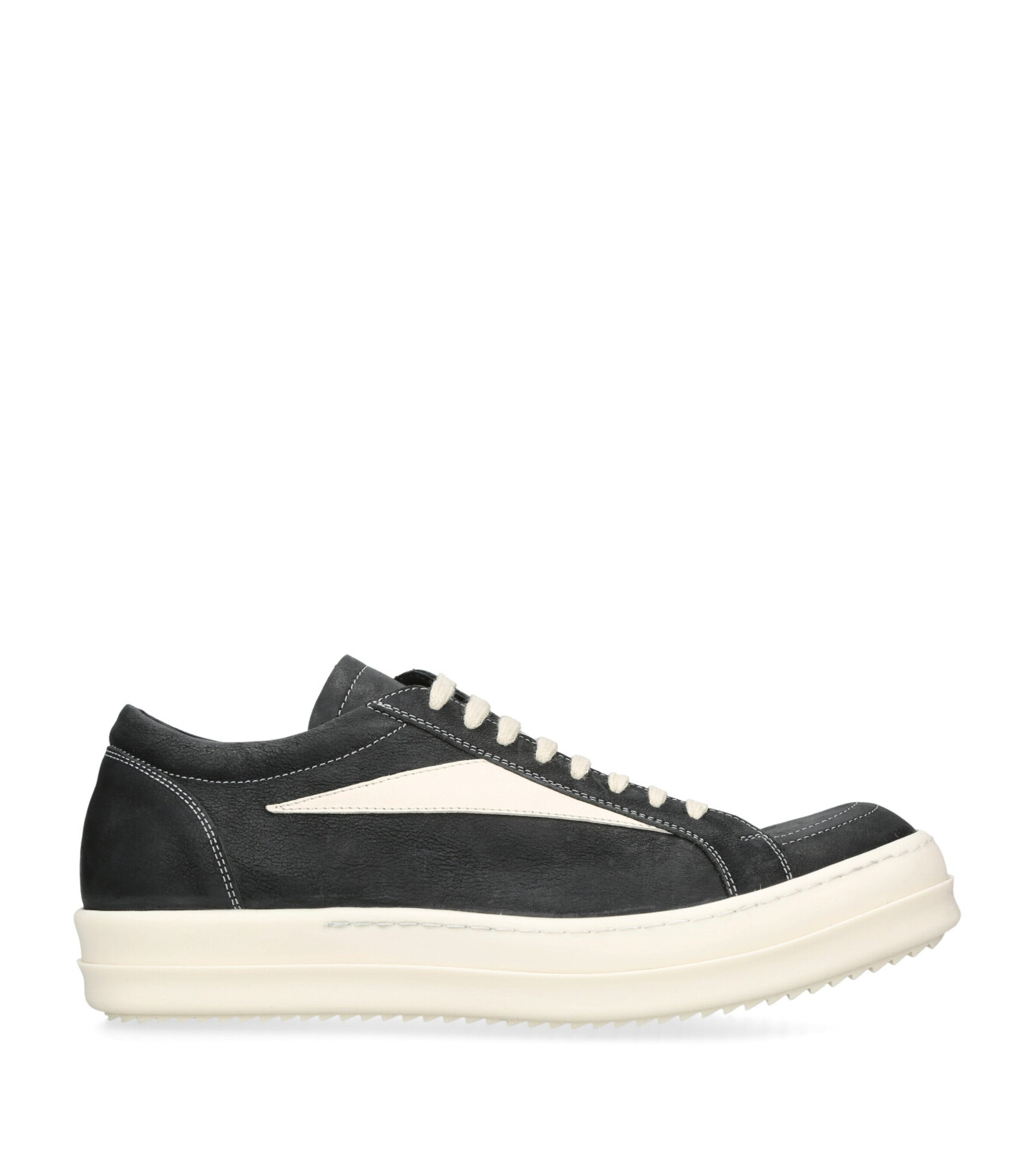 Rick Owens Nubuck Leather Low-Top Sneakers | Men Bestsellers | Shoes | Men Shoes | Trainers | Low-Top Trainers | Designers | Rick Owens