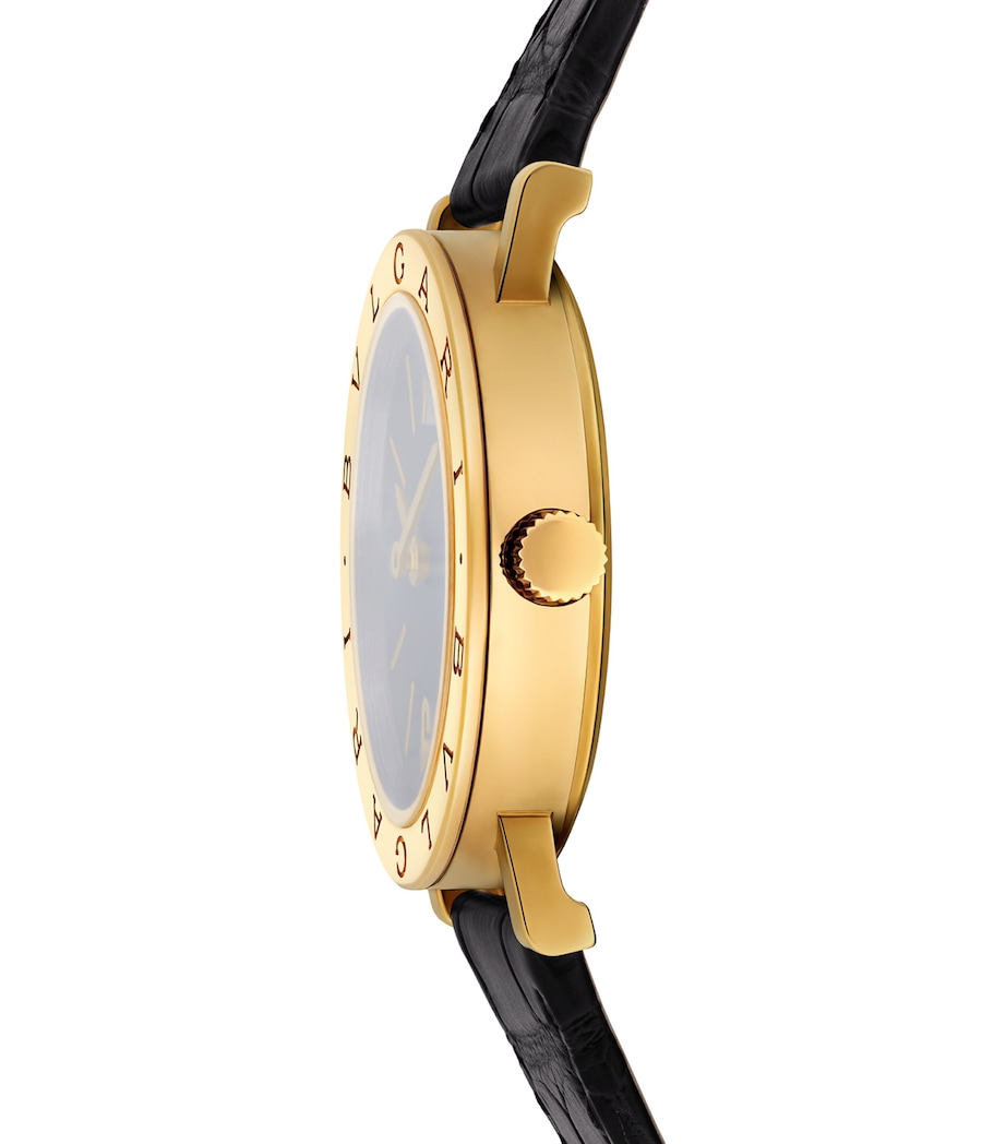 Yellow Gold BVLGARI BVLGARI Watch 38mm BLACK Image 2