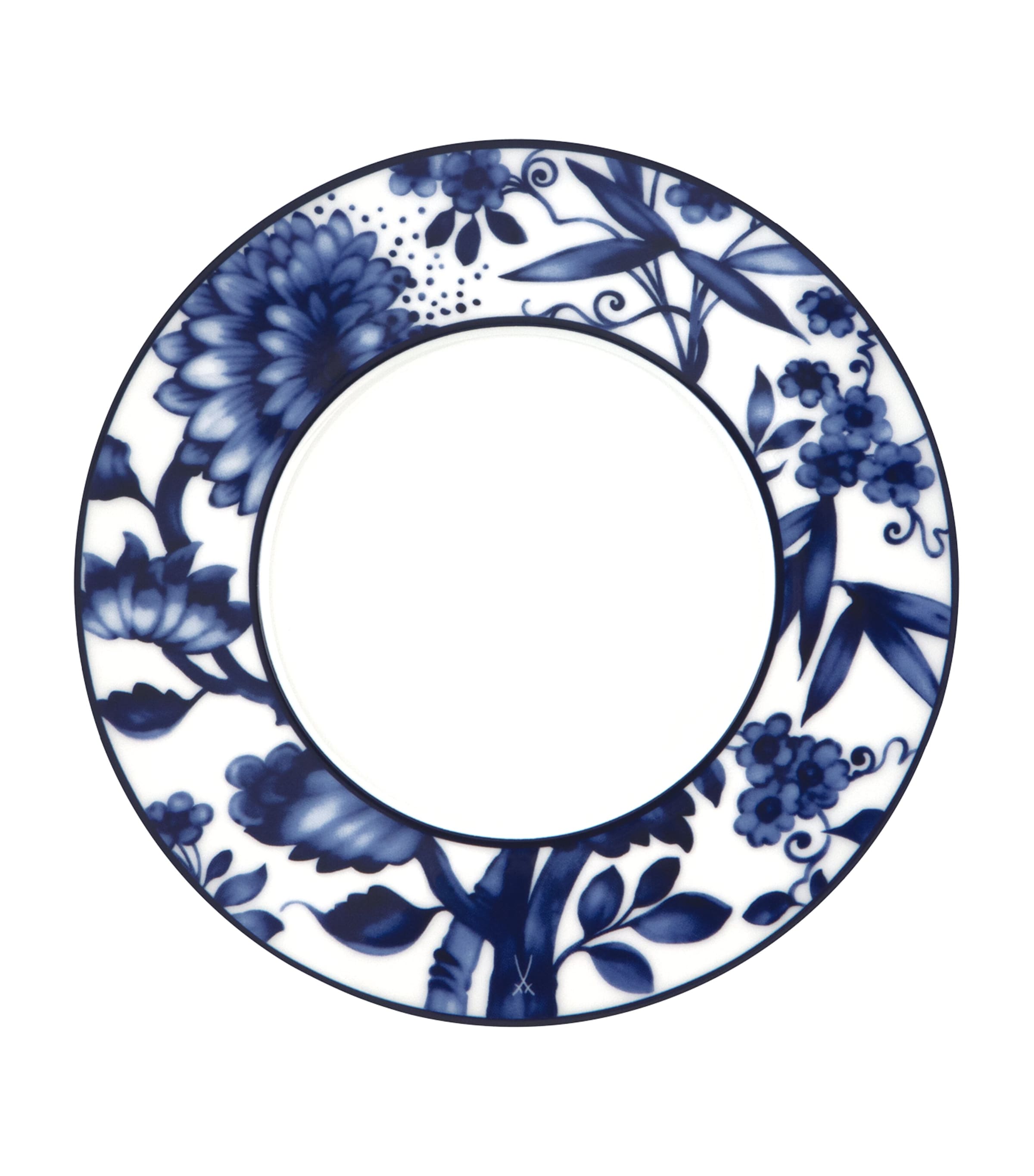 Meissen The Original Cappuccino Saucer In Blue