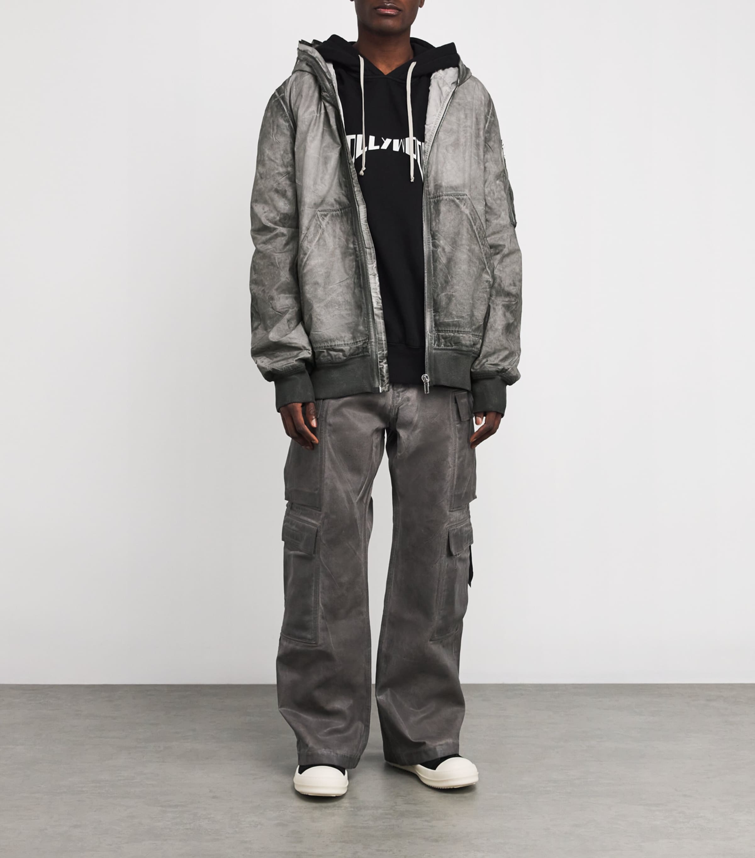 Rick Owens DRKSHDW Cotton Gimp Flight Bomber Jacket | Harrods US
