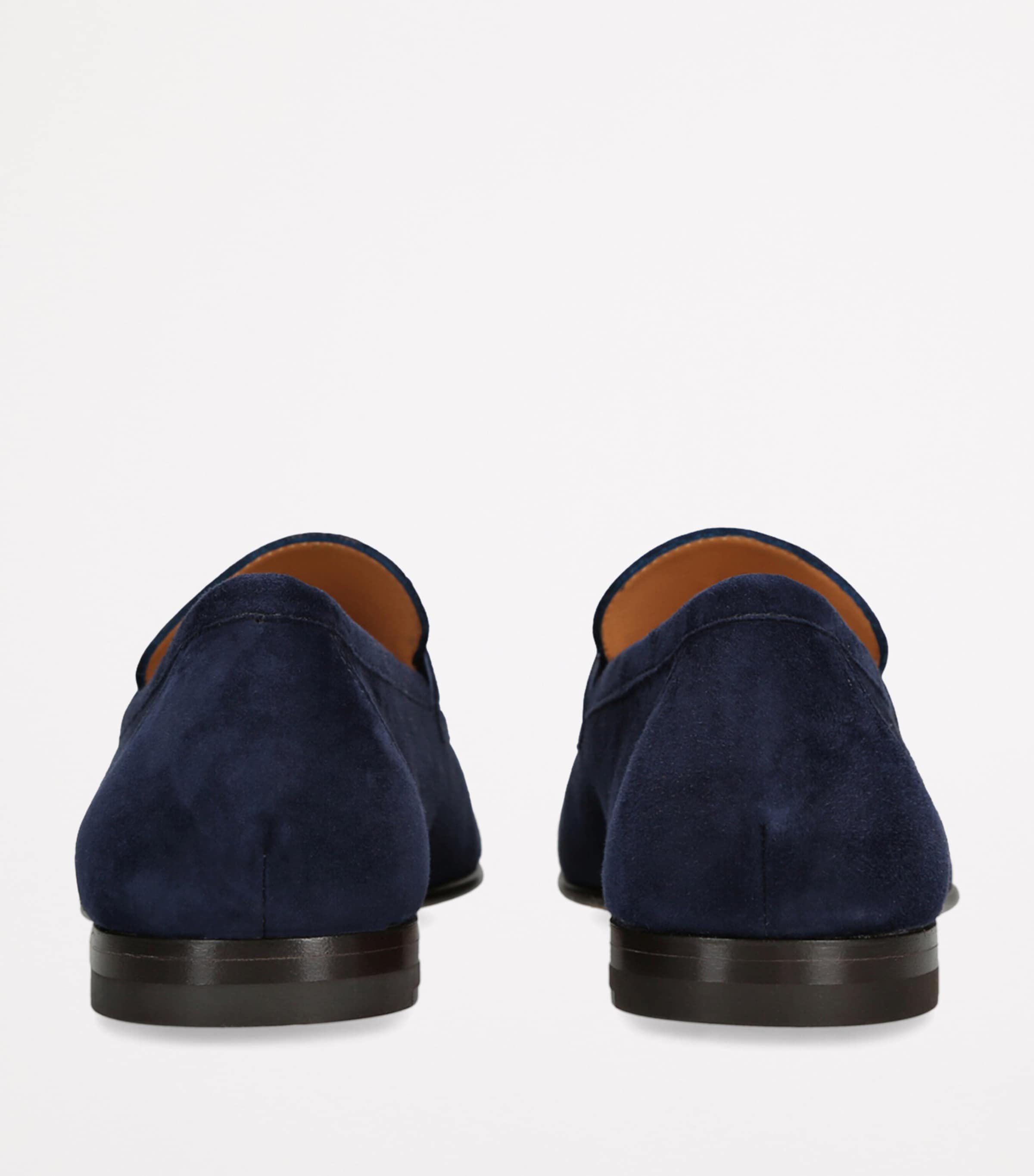 Suede Mocassino Loafers NAVY Image 2