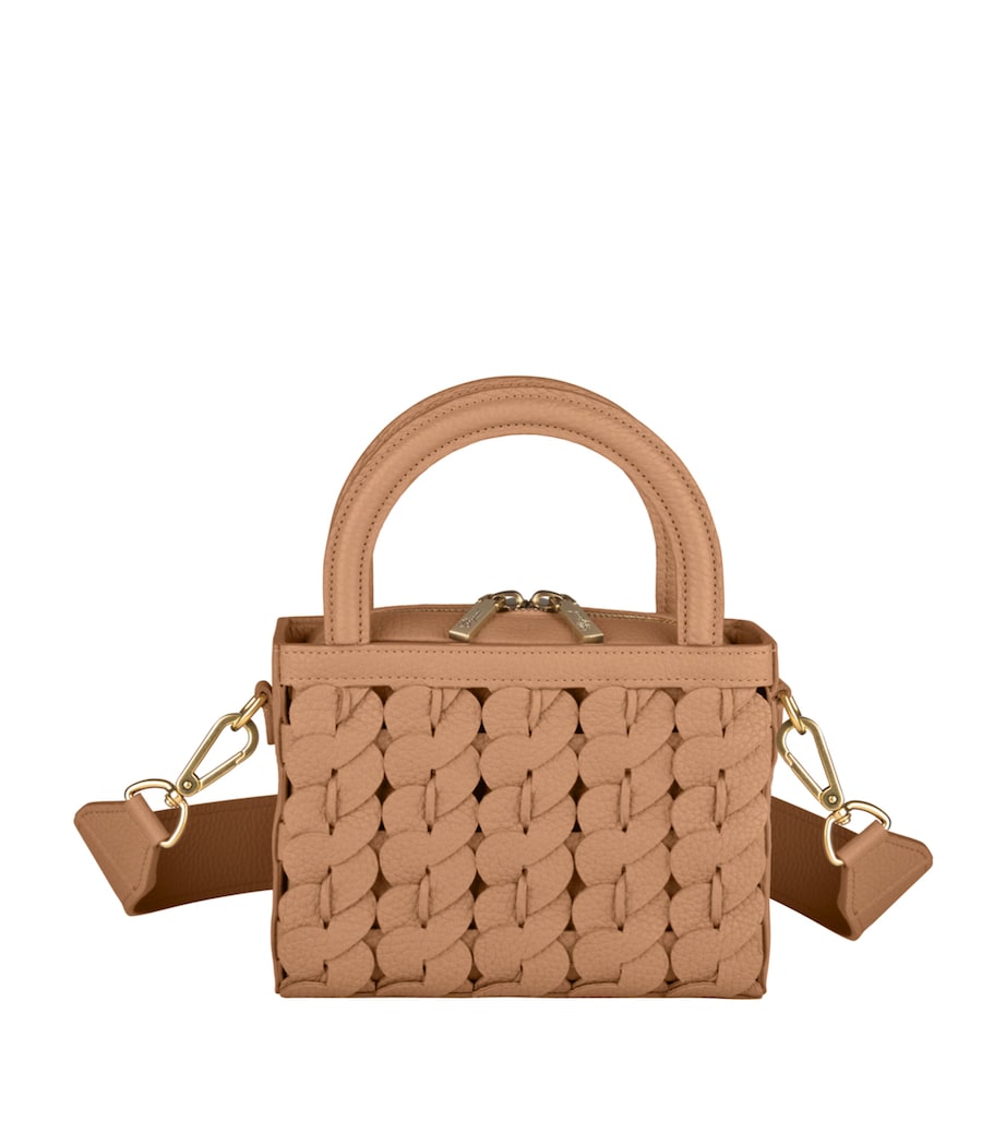 Micro Happy Hearts Top-Handle Bag CAMEL Image 1