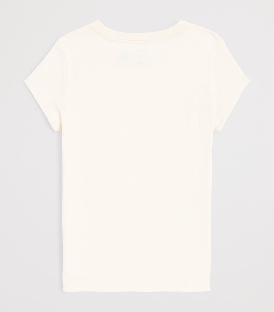 Ralph Lauren Kids Cotton Polo Bear T-Shirt (2-6 Years) Estate Cream Image 2