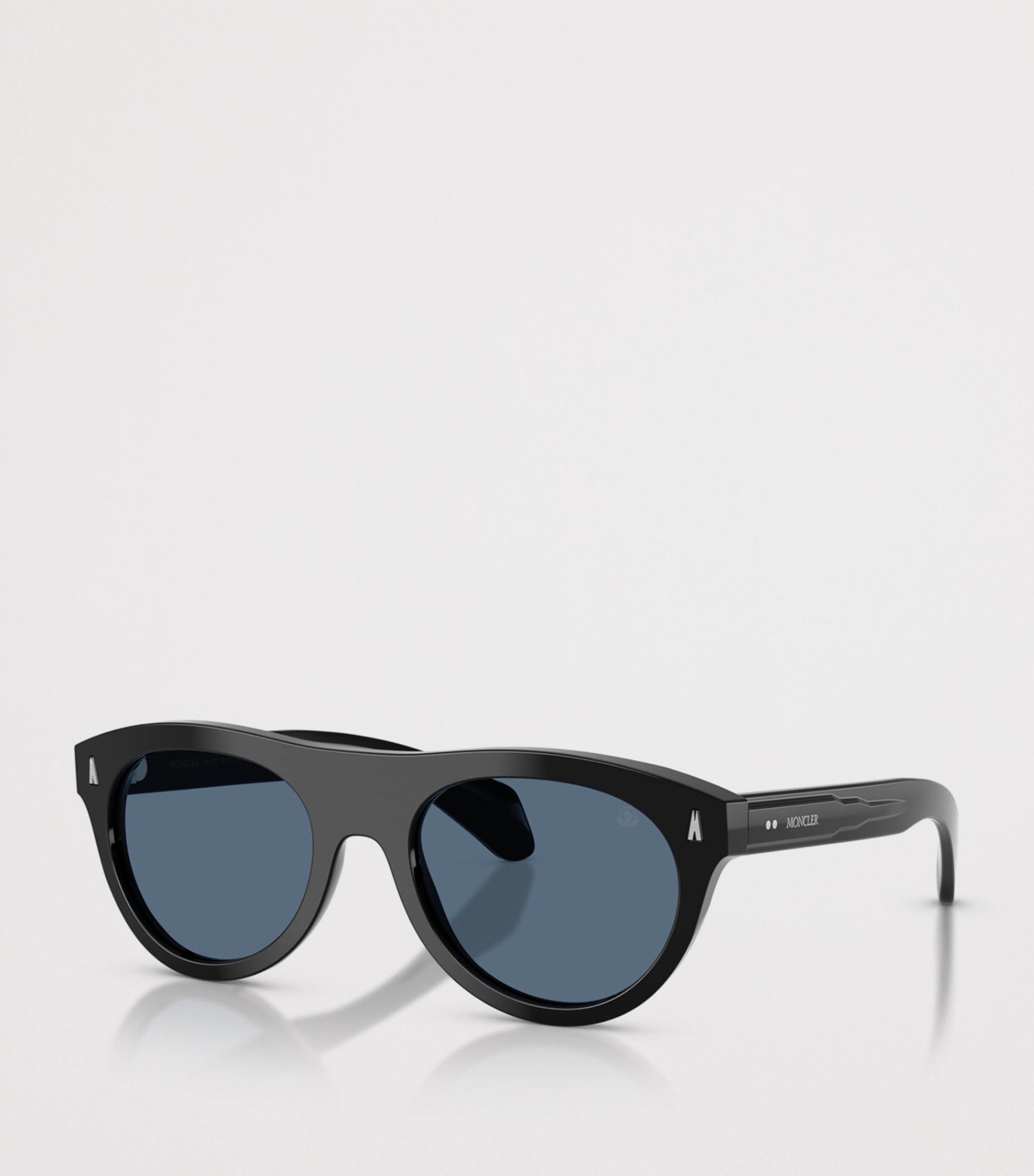 Moncler Splash Round Sunglasses Black Image 2