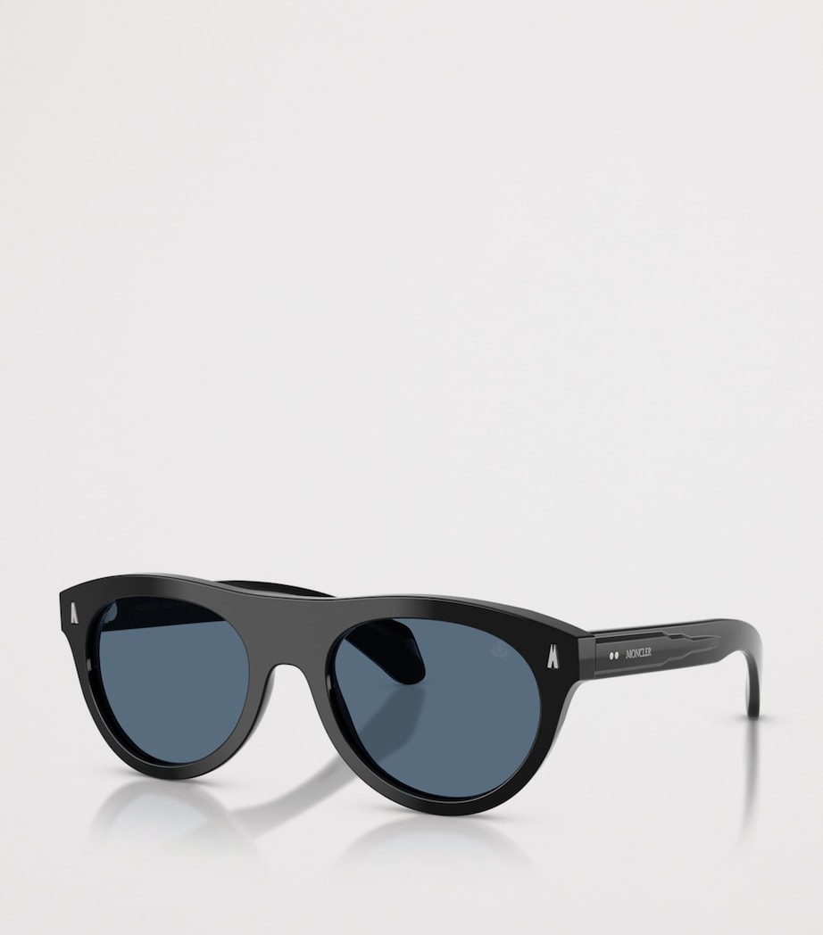 Moncler Splash Round Sunglasses Black Image 2