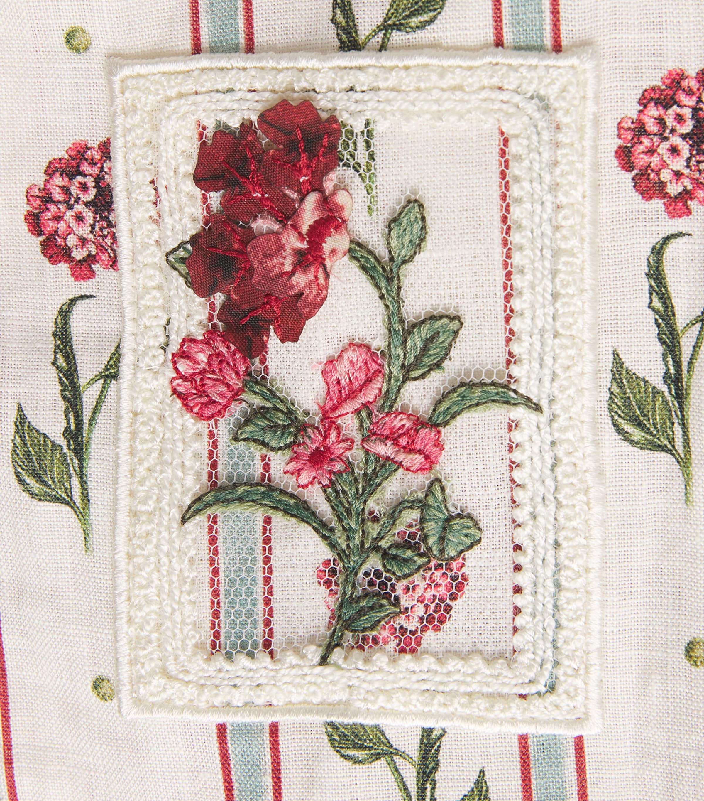 Linen Pinon Wide-Leg Trousers MULTICOLOUR Image 2