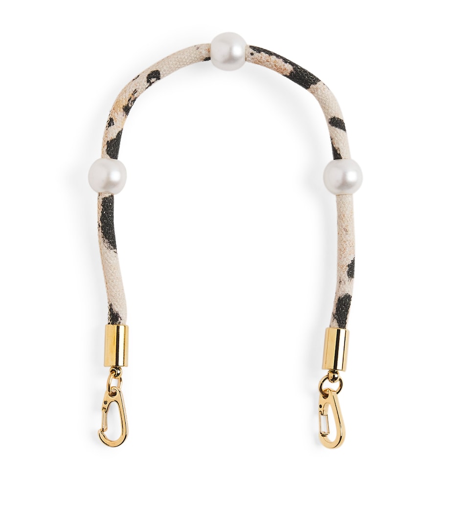 Short Posh Spice Phone Cord PINK Image 1