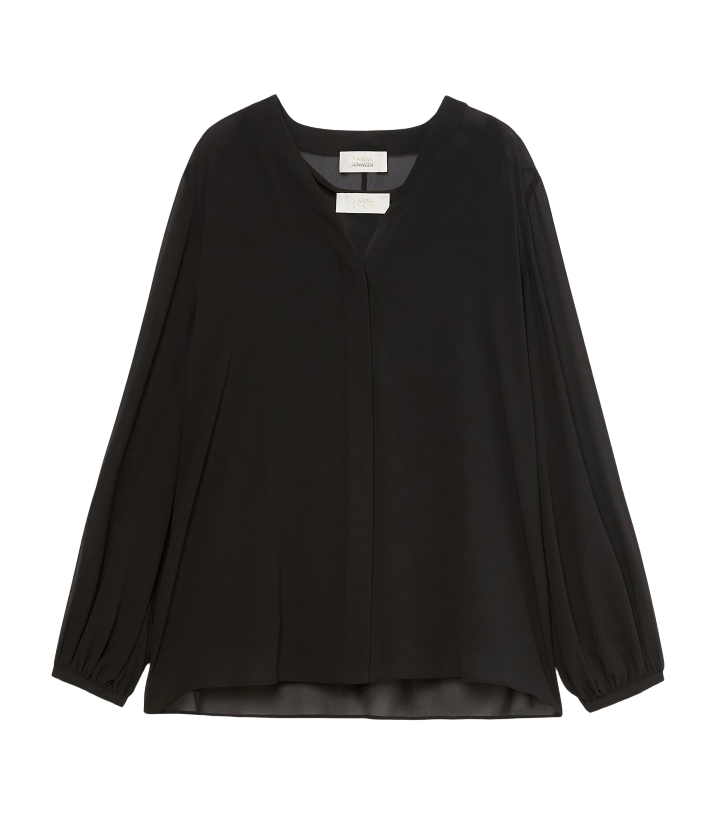 Marina Rinaldi Womens Top and Blouse Set Black Image 1