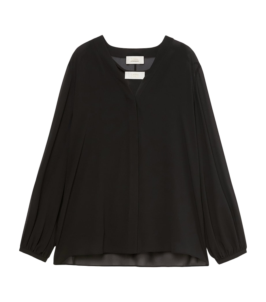 Marina Rinaldi Womens Top and Blouse Set Black Image 1
