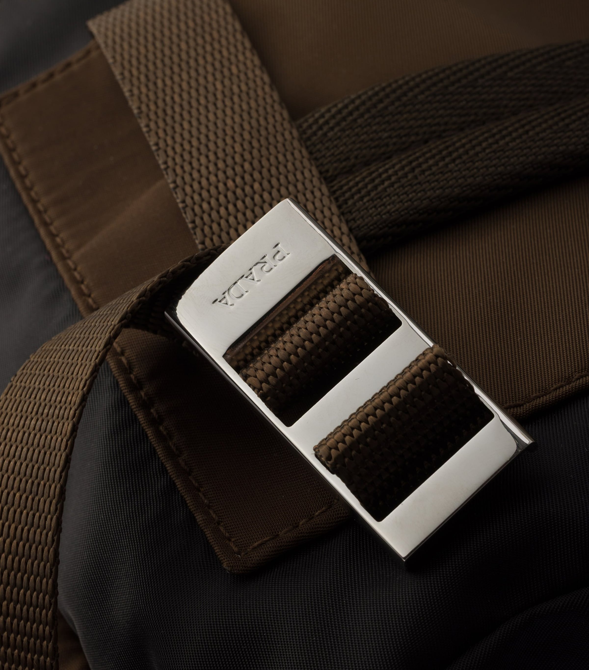 Prada Mens Re-Nylon and Saffiano Leather Backpack Image 5