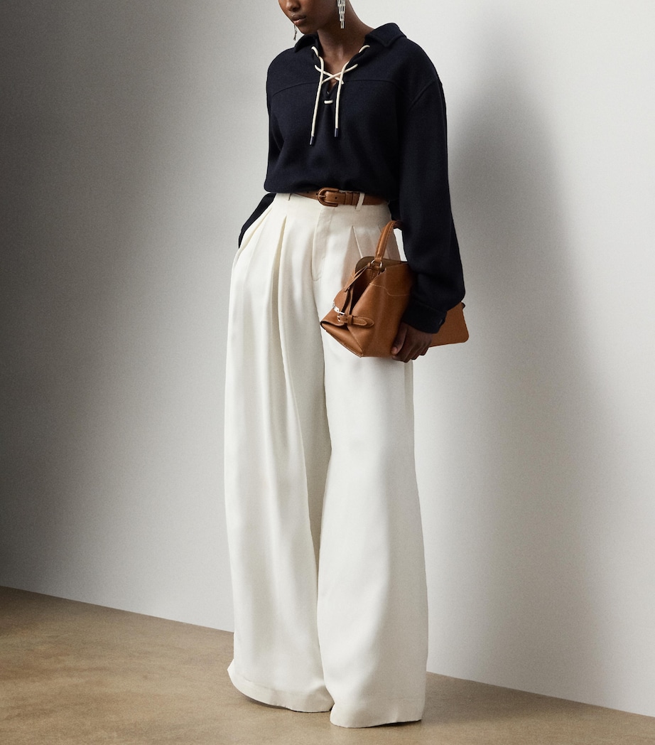 Wool-Blend Gabardine Nell Jacket NAVY-410 Image 2