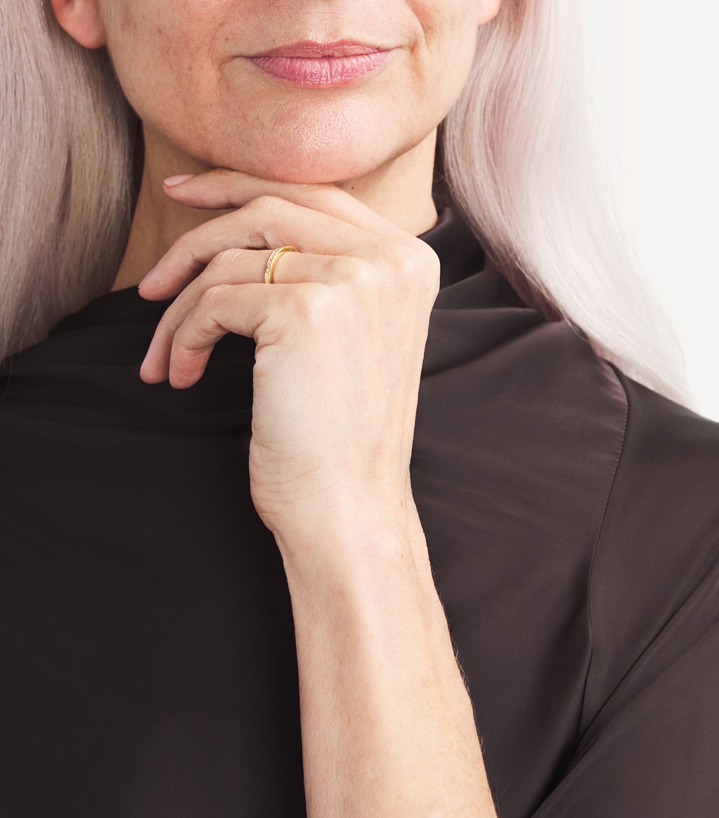 Yellow Gold and Diamond Eternity Ring YELLOW GOLD Image 2