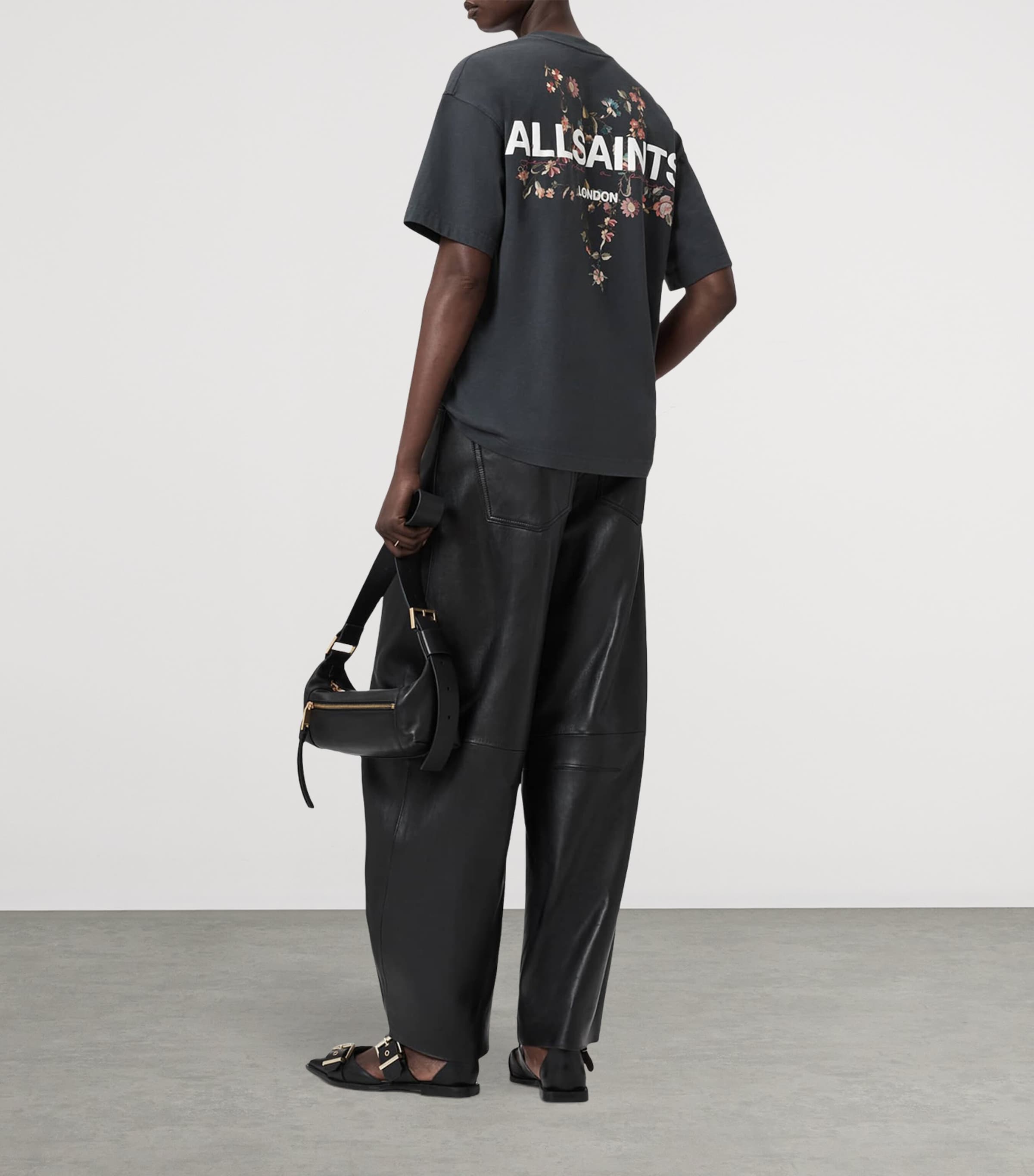 Cotton Pentacle Etta T-Shirt WASHED BLACK Image 7