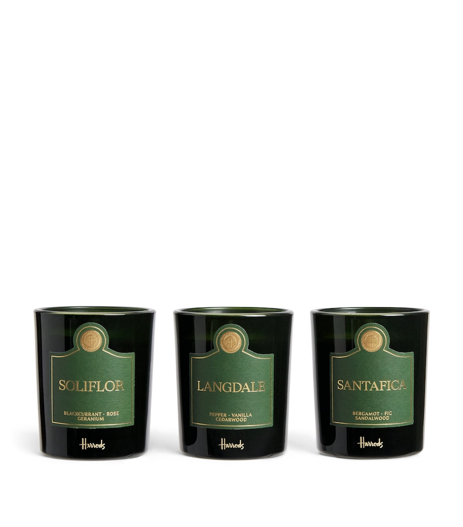 Set of 3 Scented Candles (3 x 65g) IVORY Image 1