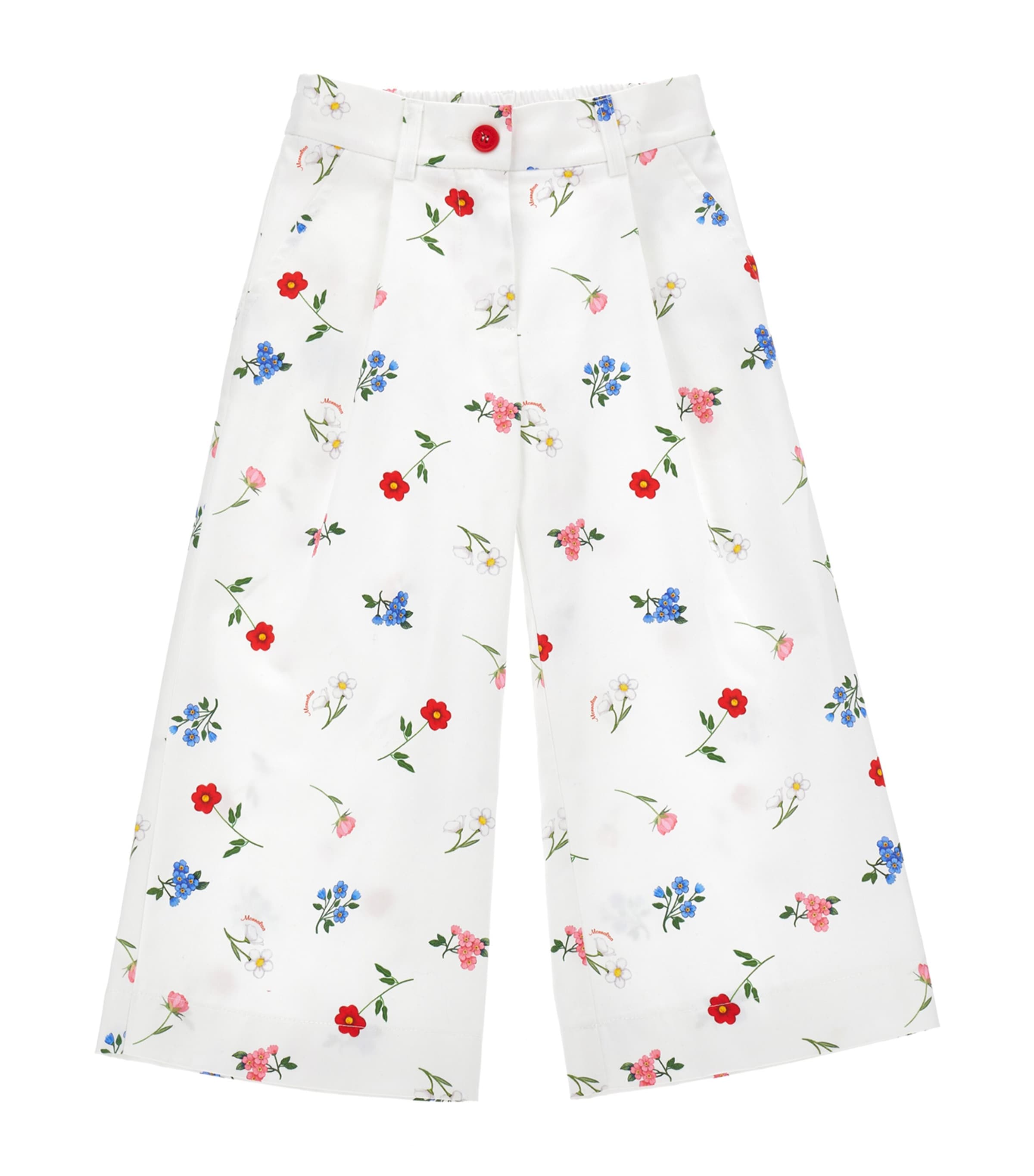 Cotton Floral Trousers (2-16 Years) PANNA+MULTICOLOR Image 1