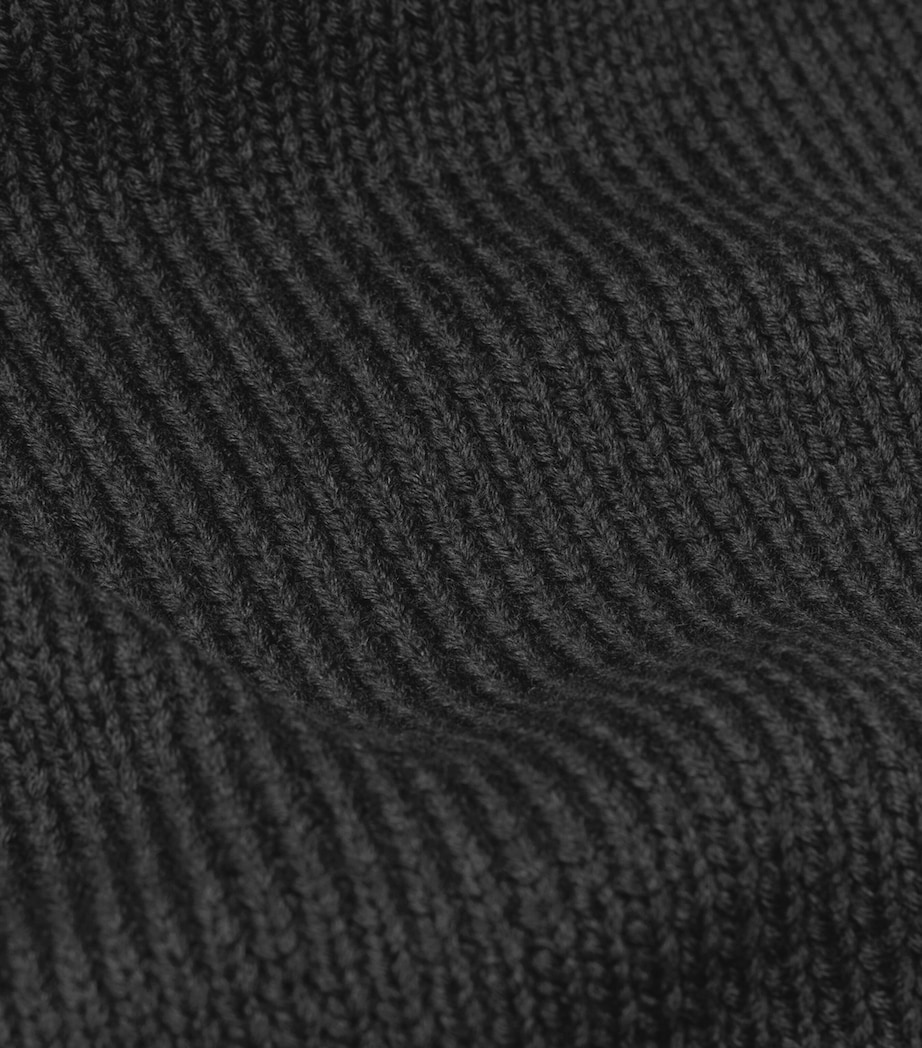 Wool Logo Scarf GREY MIX Image 2