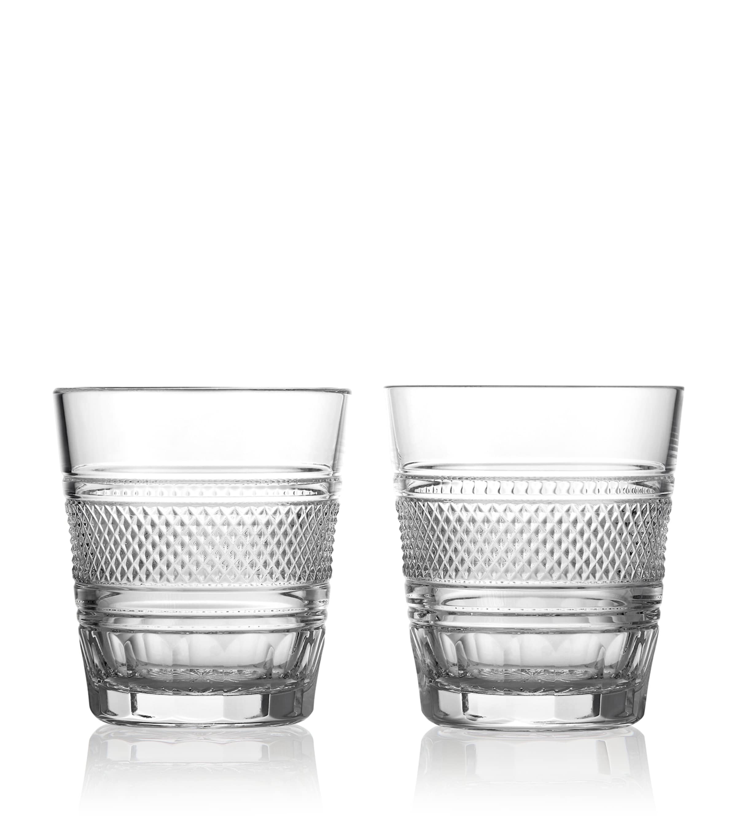 Waterford Set Of 2 Mastercraft Heritage Rossmore Tumblers In Clear