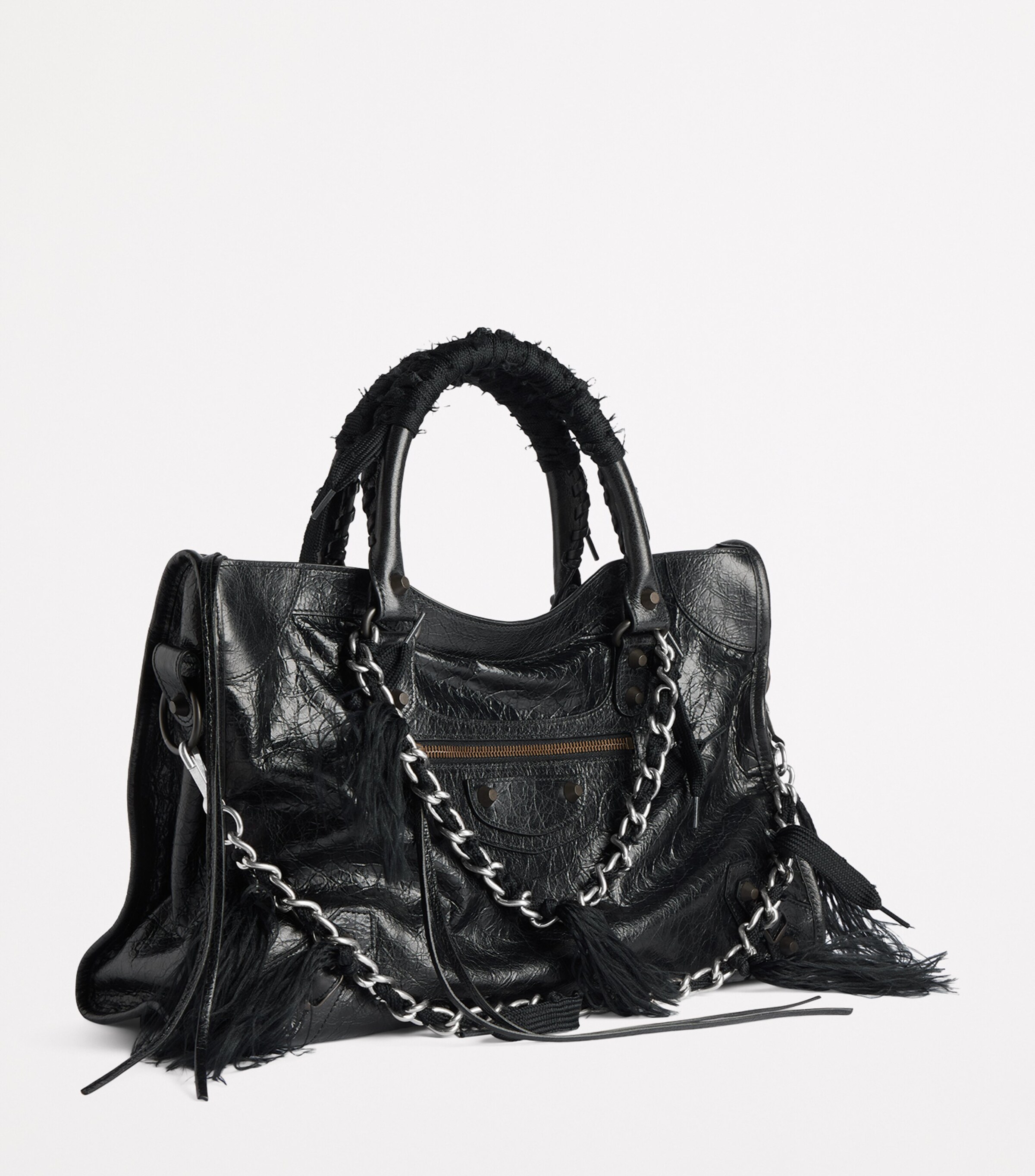 Balenciaga Medium Leather Le City Top-Handle Bag Image 2