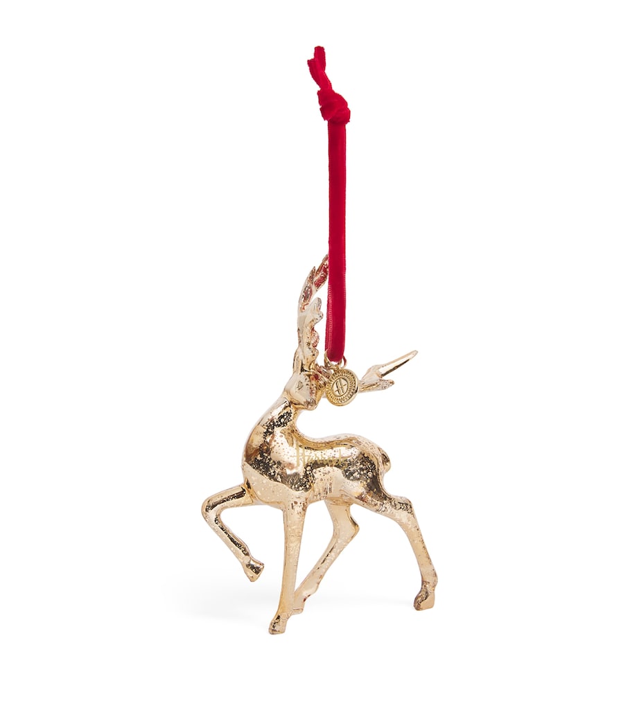 Harrods Glass Deer Ornament Image 1