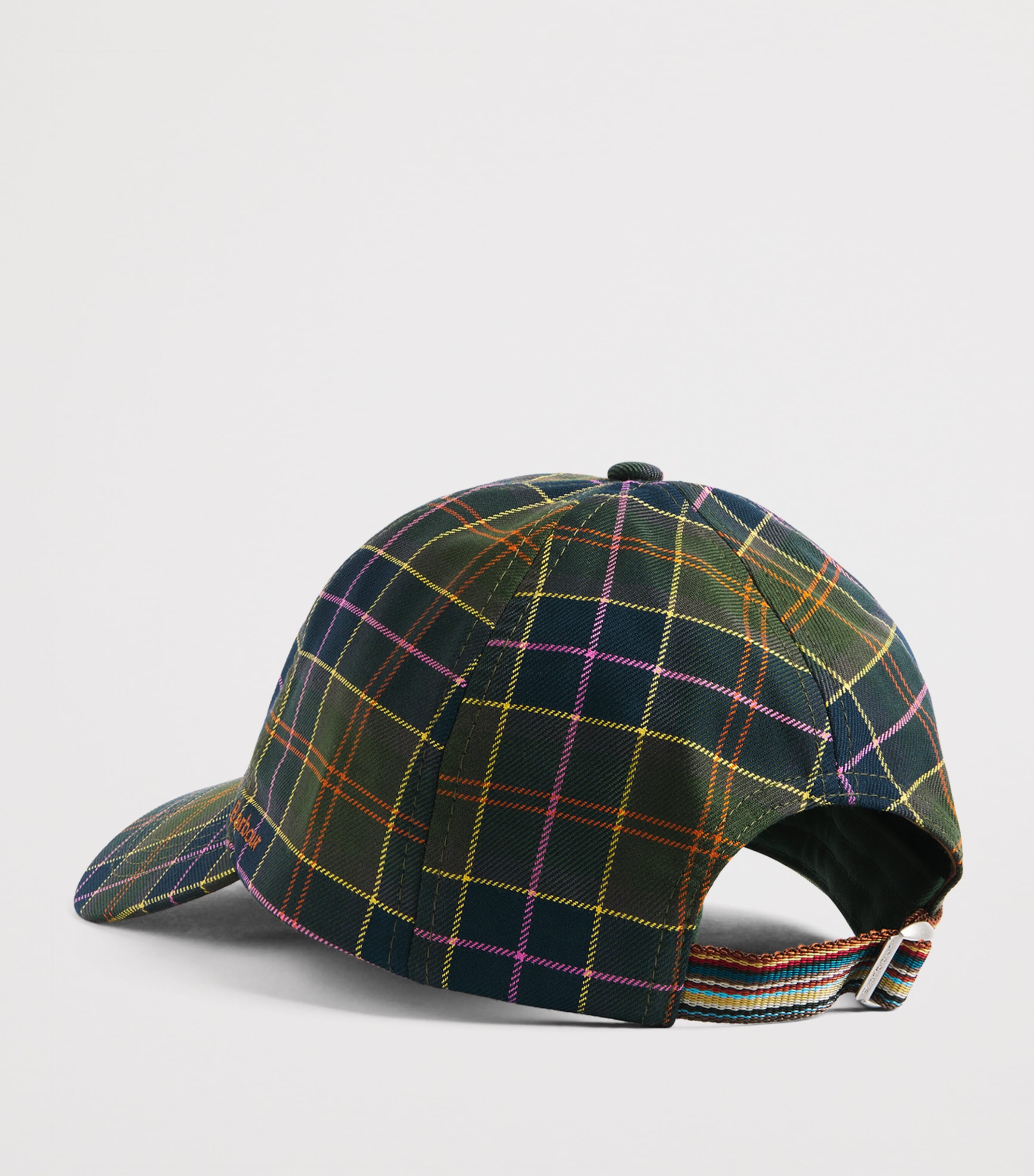 Barbour x Paul Smith Tartan Baseball Cap Ps Classic Image 3