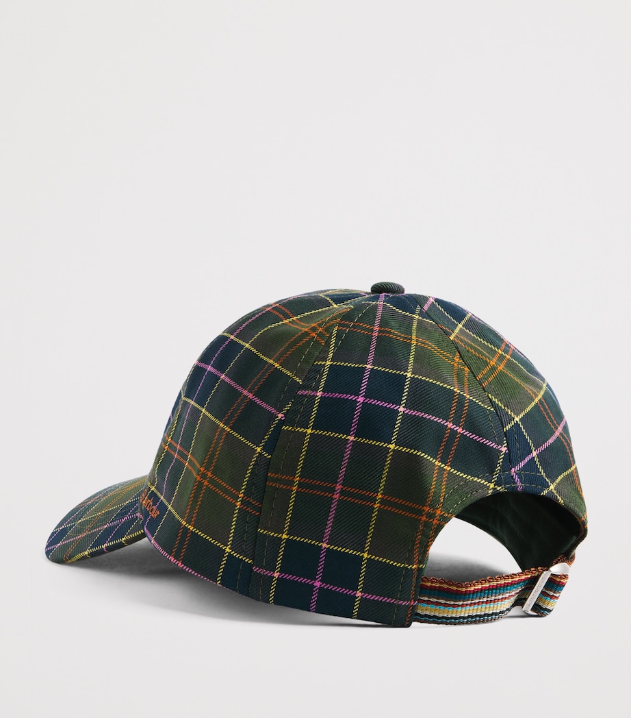 Barbour x Paul Smith Tartan Baseball Cap Ps Classic Image 3