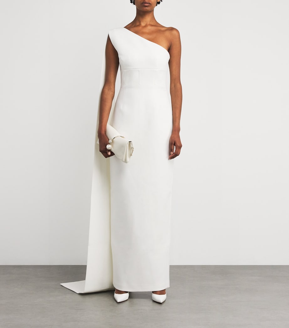 One-Shoulder Clara Gown IVORY Image 2