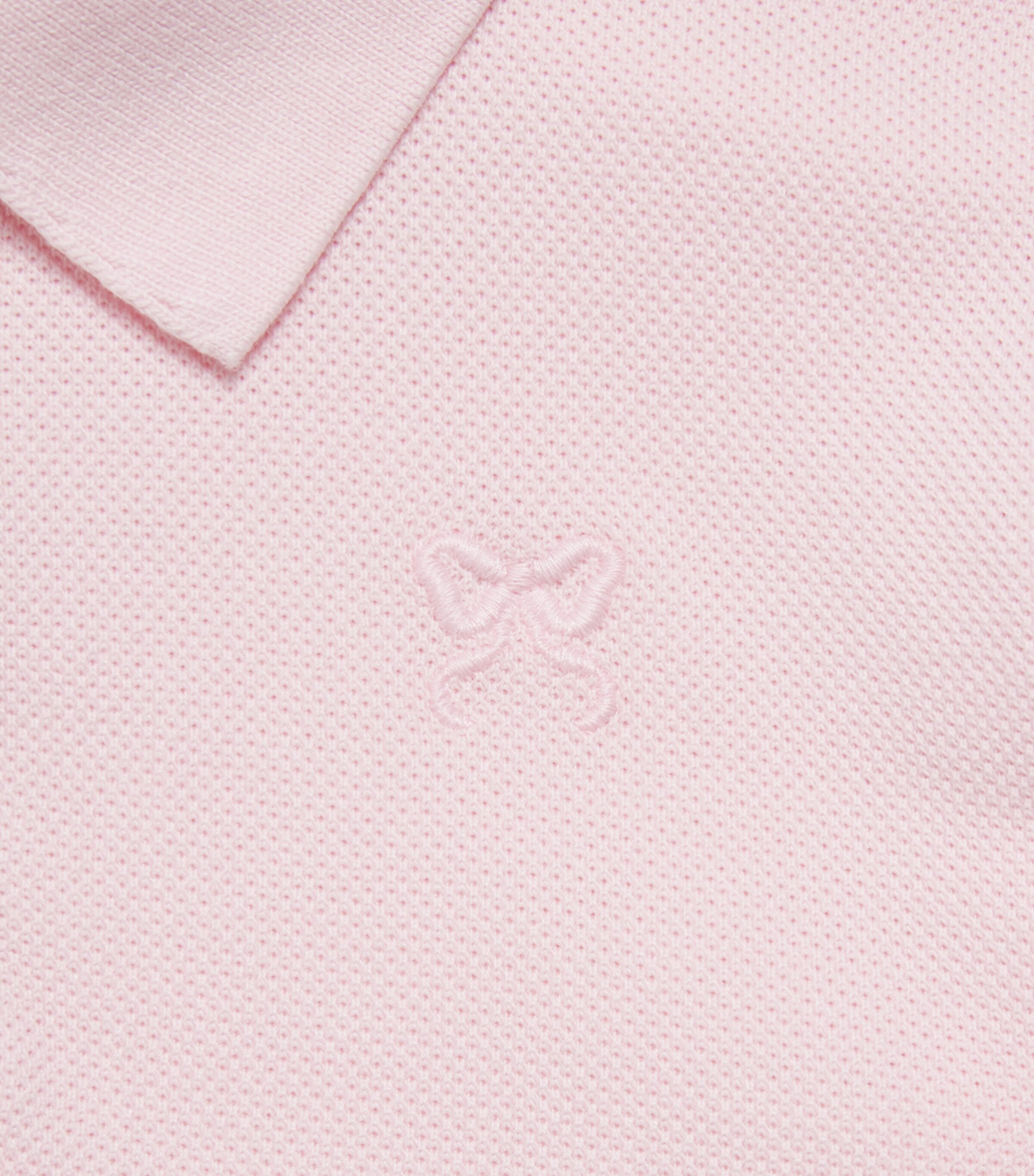 LoveShackFancy Livette Polo Shirt (2-6 Years) Pkshopink Shore Image 3