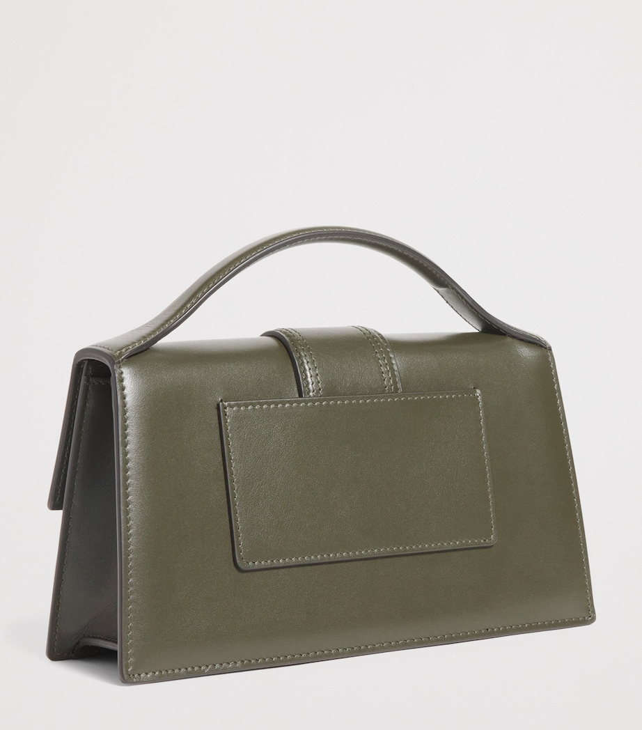 Leather Le Grand Bambino Top-Handle Bag 580 DARK KHAKI Image 3