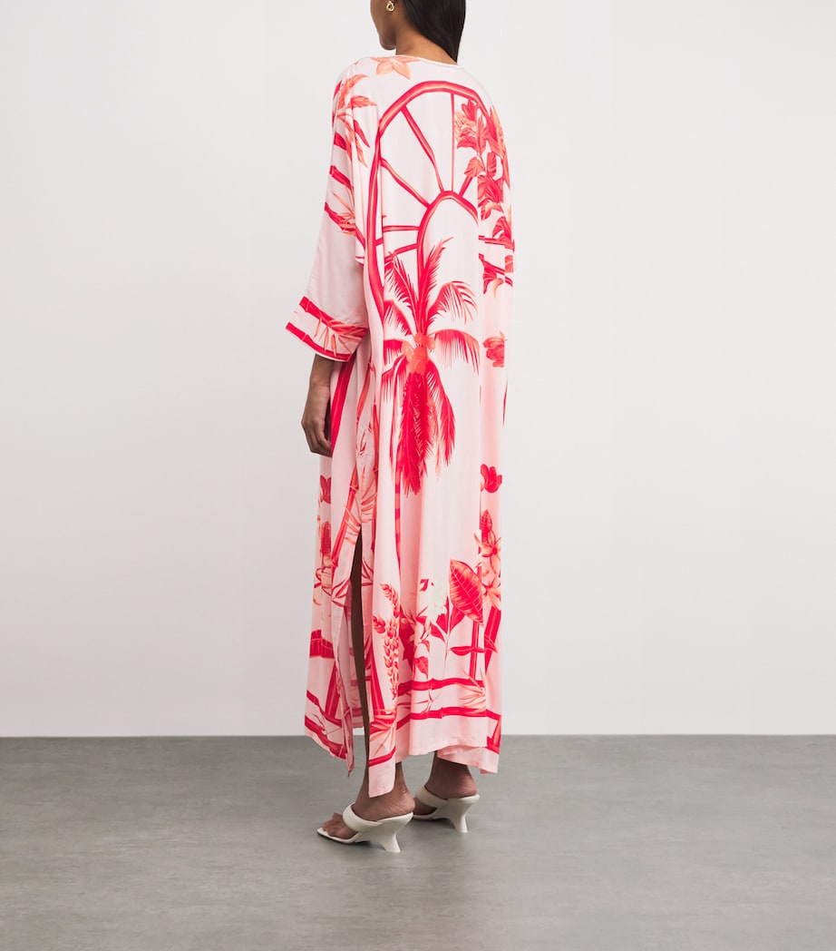 Studded Batwing Maxi Kaftan Dress BLUSH/COCONUT Image 3