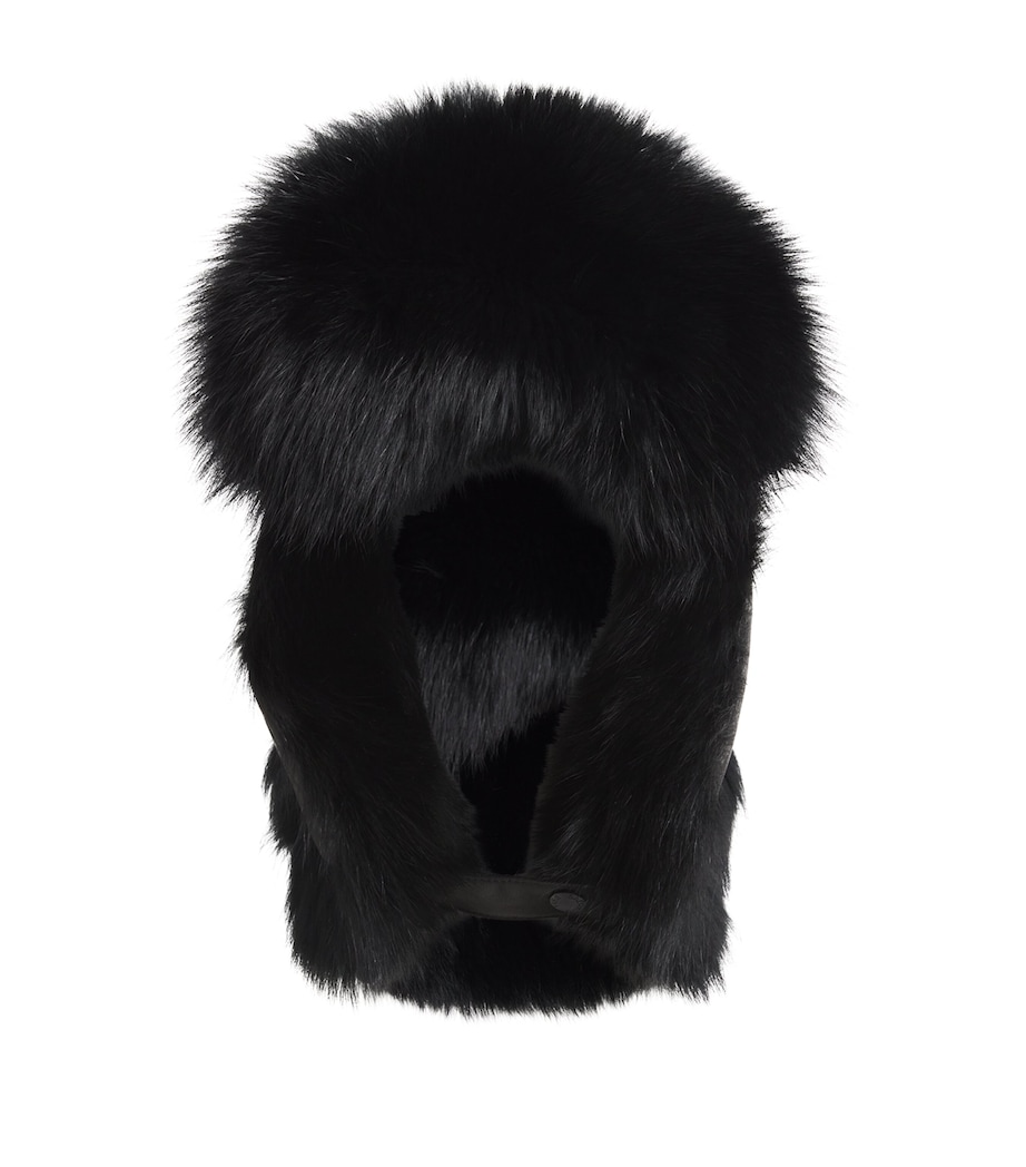 Fox Fur Chapka Ski Hat C99 Image 1