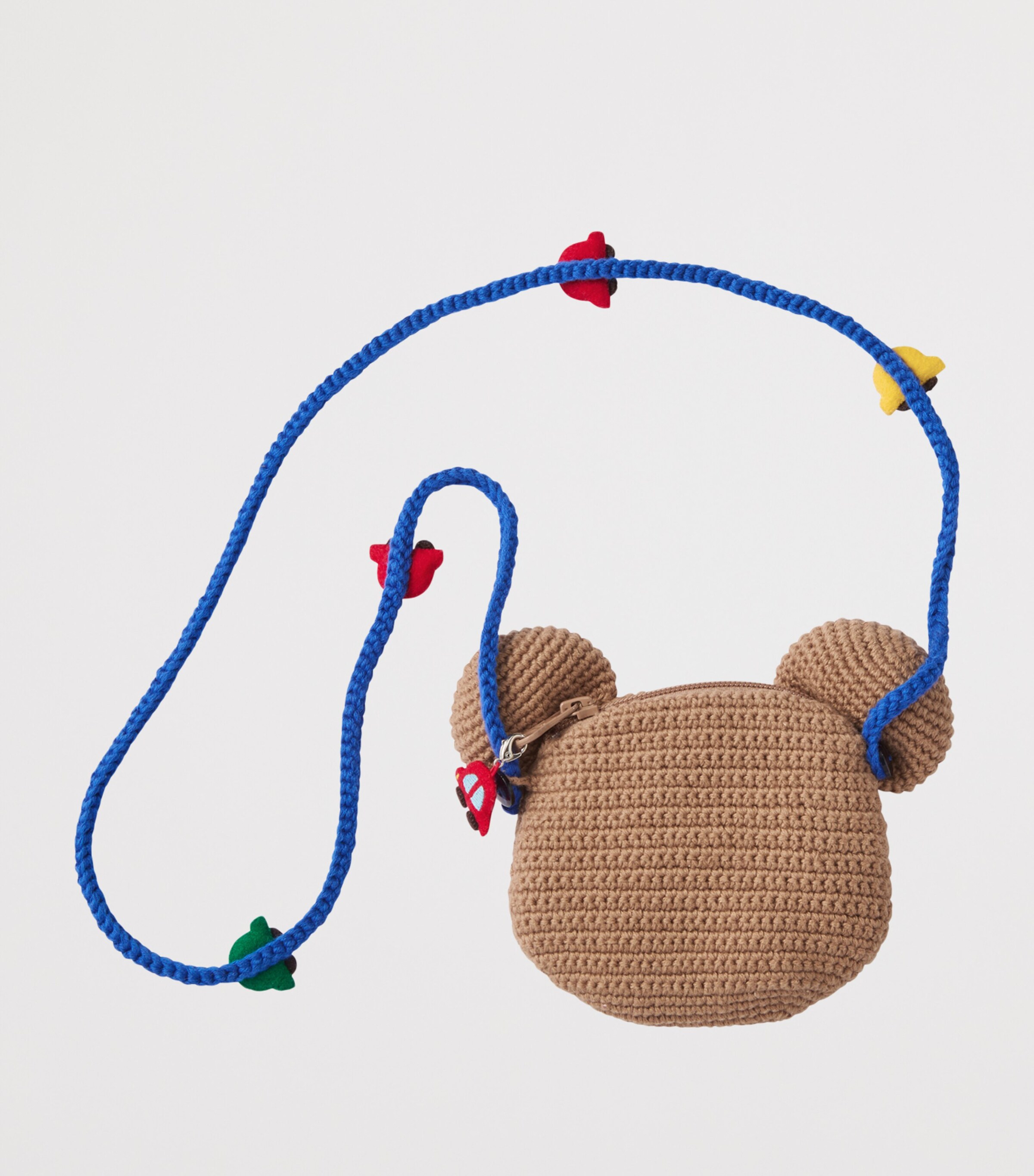 Miki House Knitted Bear Cross-Body Bag Image 2