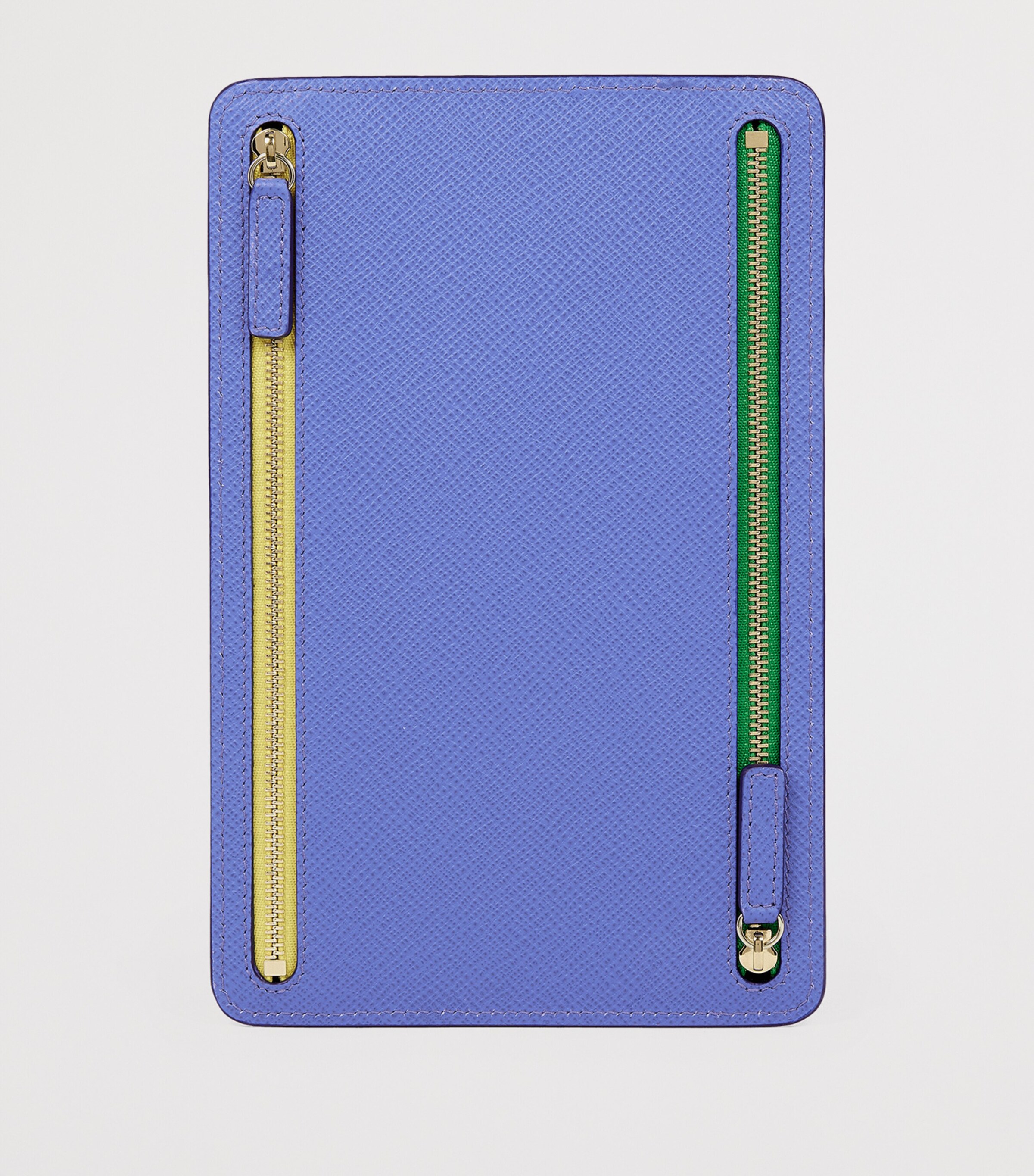 Smythson Calfskin Panama Multi-Zip Case U Violet Image 3