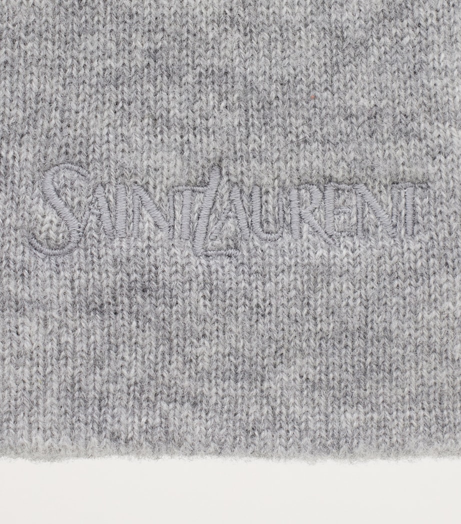 Cashmere Embroidered Logo Beanie 1200 Image 2