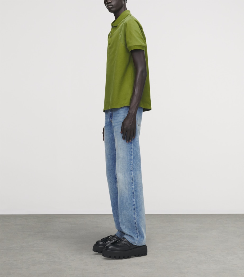 Cotton Harness Polo Shirt 3450 Image 3