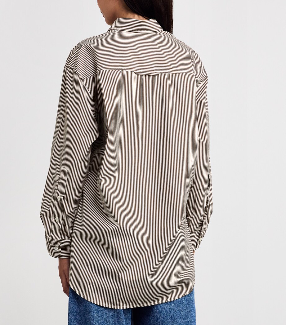 Cotton Stripe Kayla Shirt DESERT STRIPE Image 4