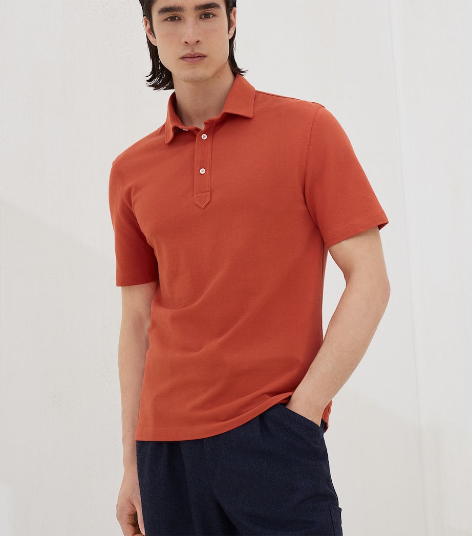 Cotton Piqué Polo Shirt C3992 Image 2