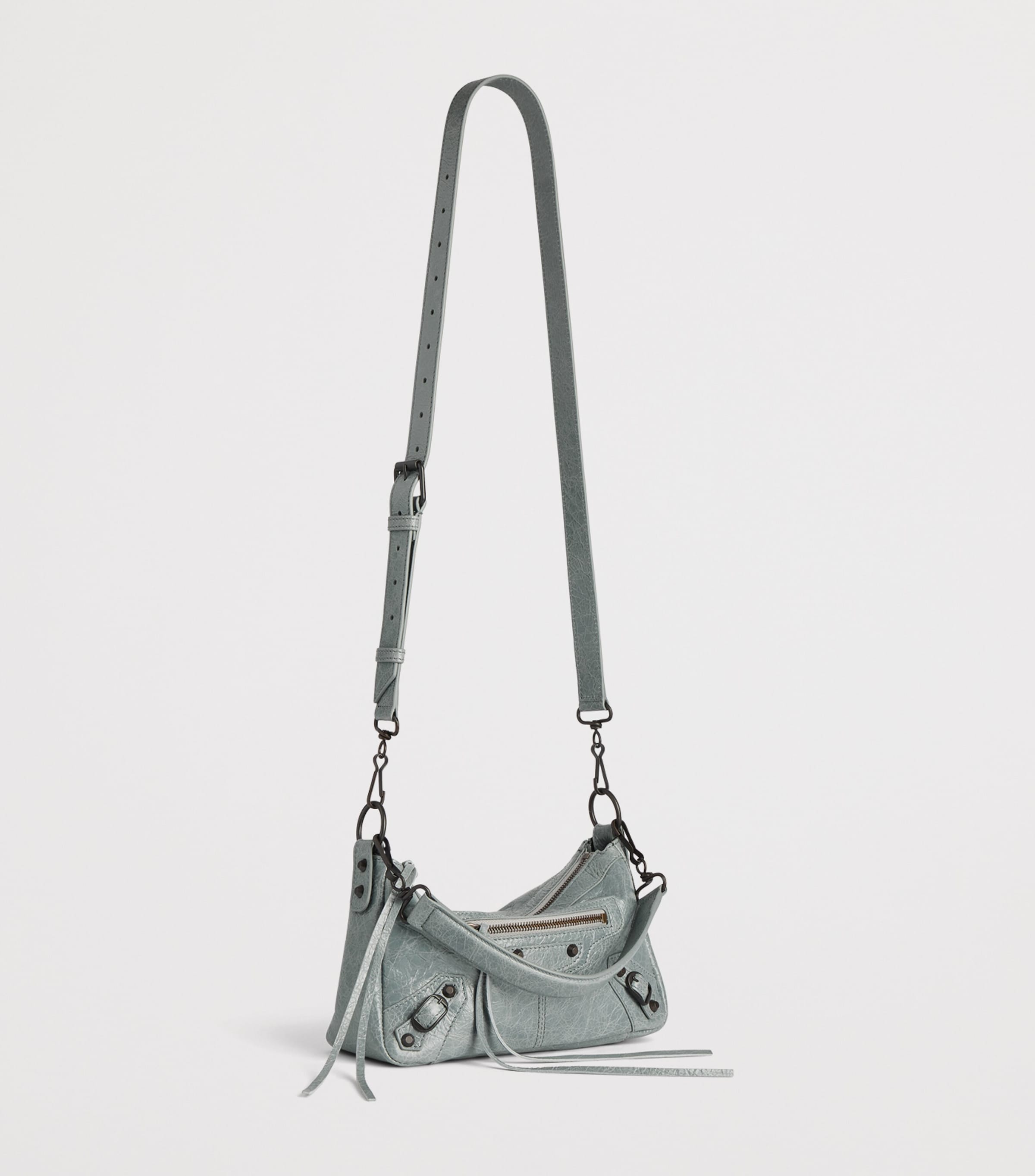 Balenciaga Mini Leather Le City Moto Shoulder Bag Image 3