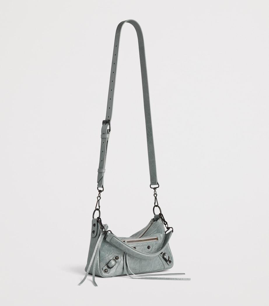 Balenciaga Mini Leather Le City Moto Shoulder Bag Image 3