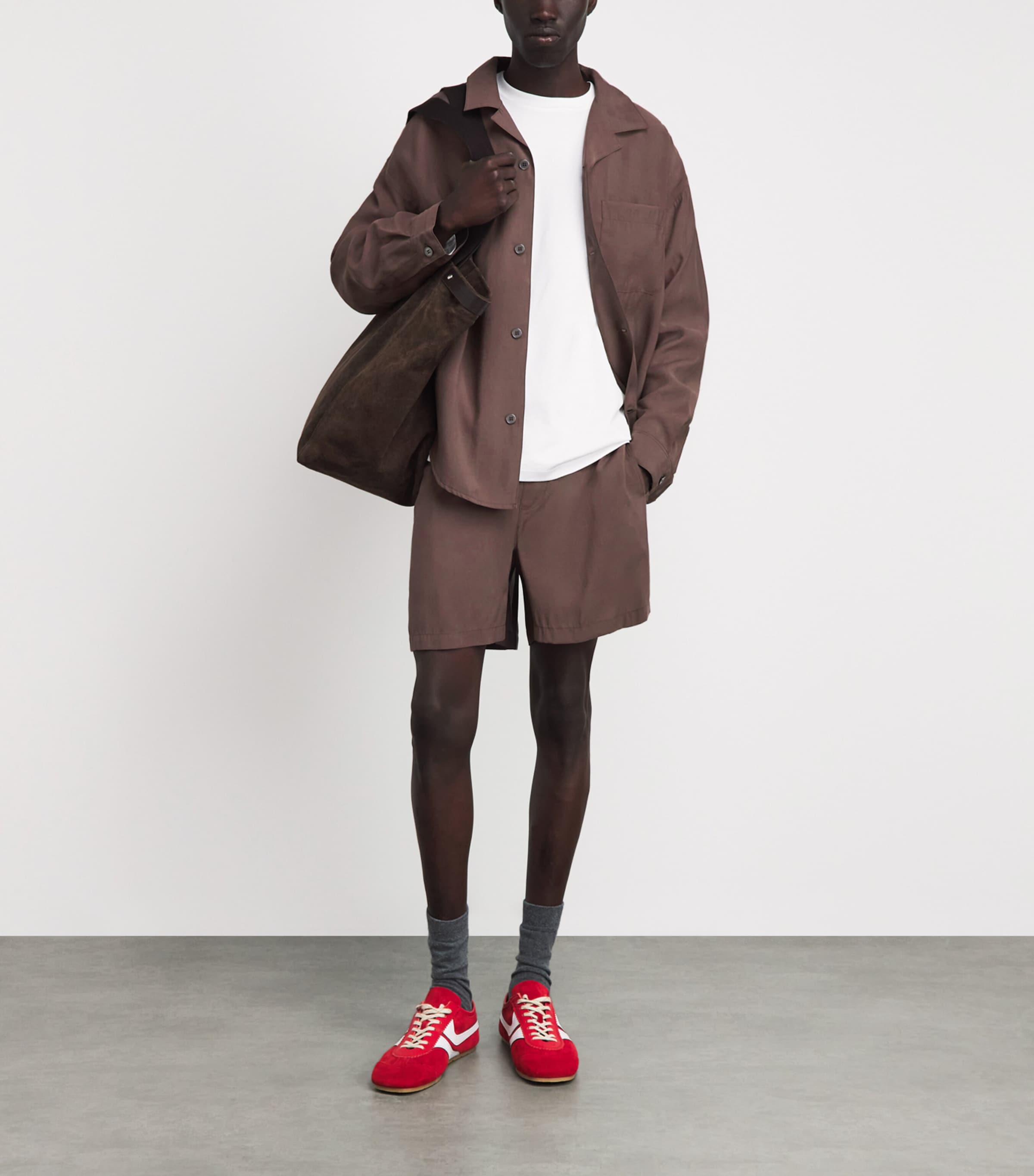 FRAME Mens Camp Collar Shirt Dsmv Image 2