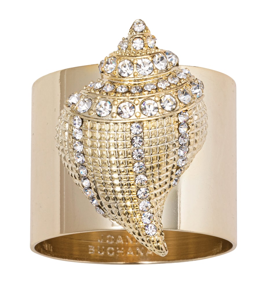 Shell Napkin Rings (Set of 2) GOLD Image 1