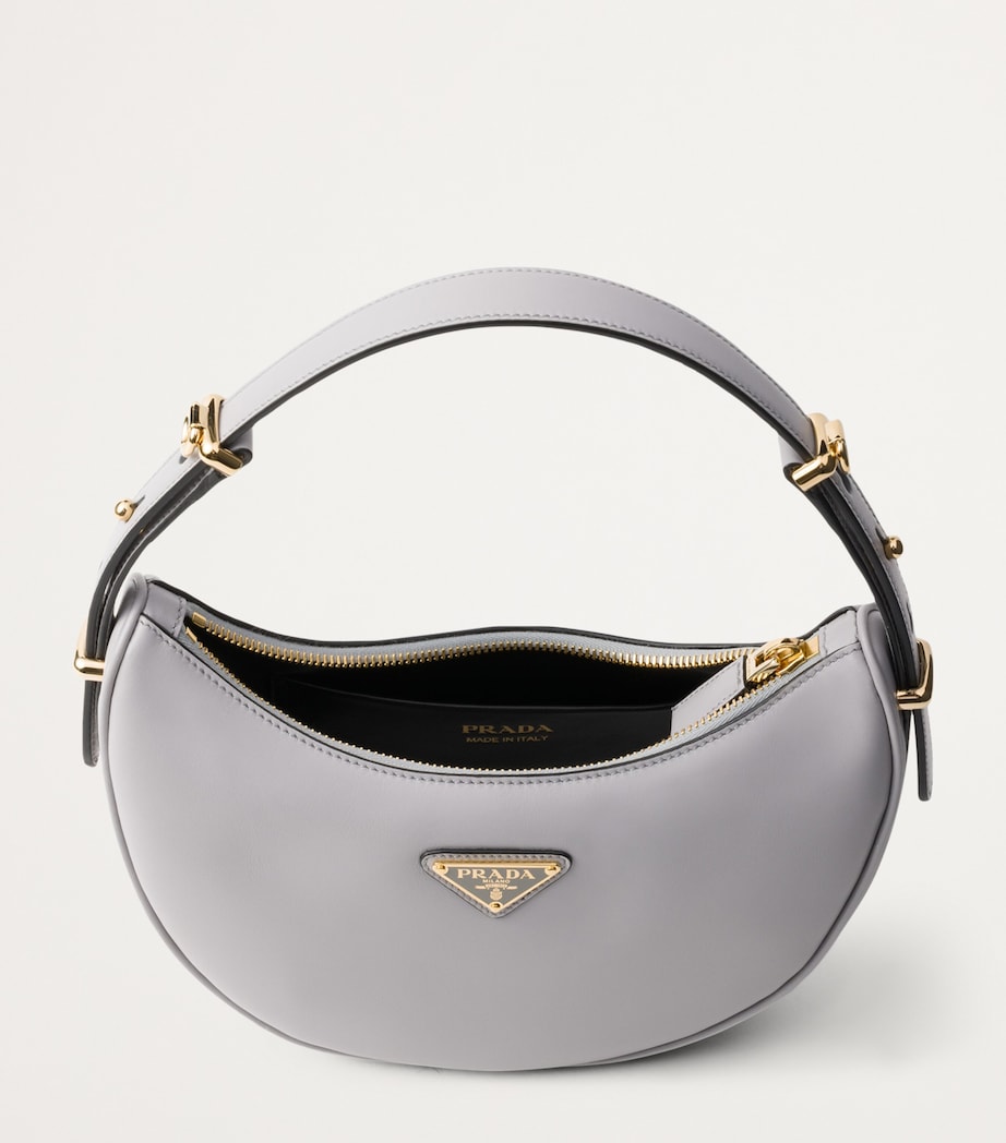 Leather Arqué Shoulder Bag F01IB Image 8