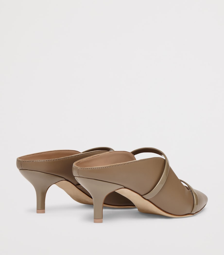 Leather Maureen Mules 45 TAUPE Image 4