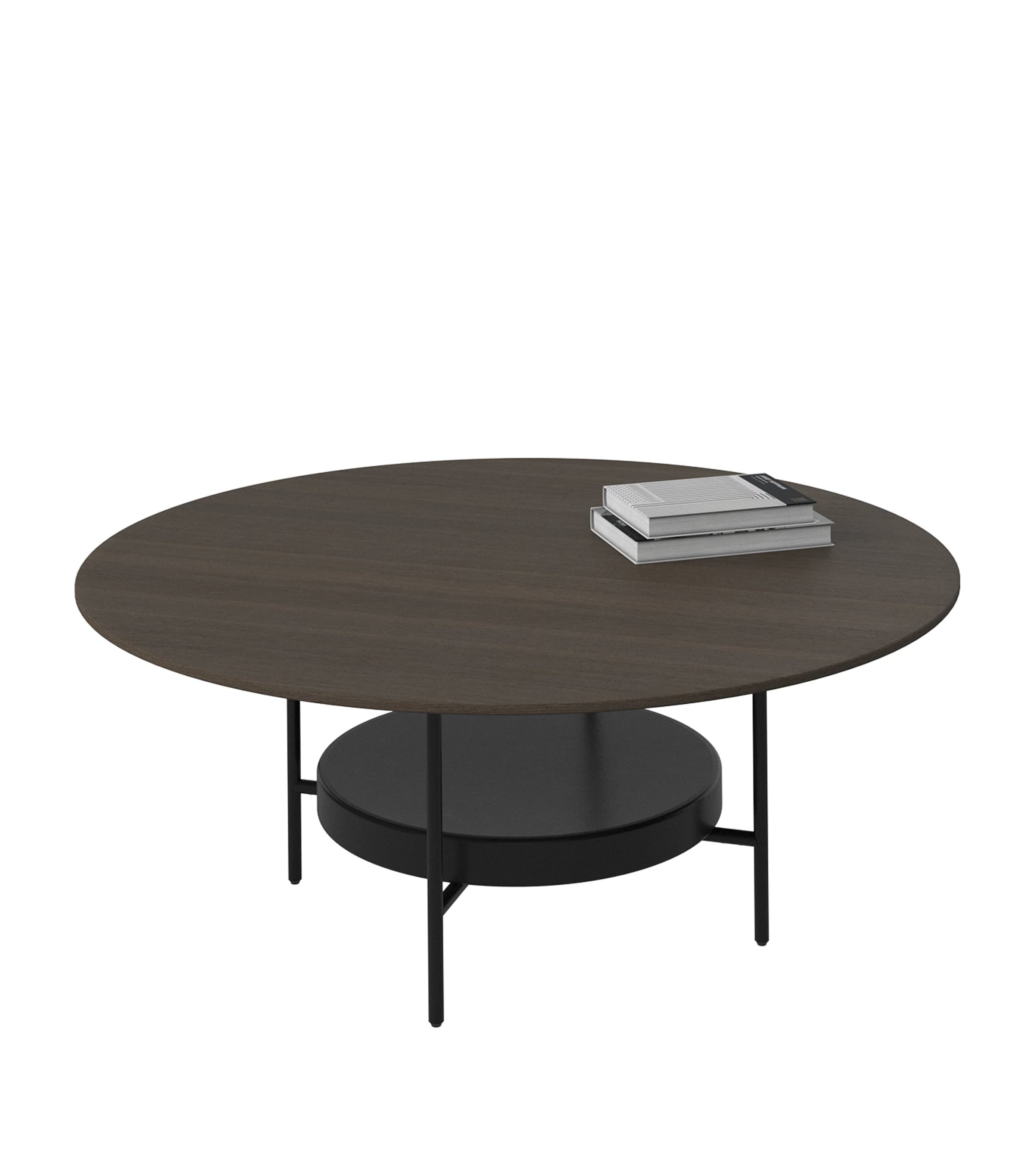BoConcept Oak Madrid Coffee Table Drk Oak / Matt Blk Image 1