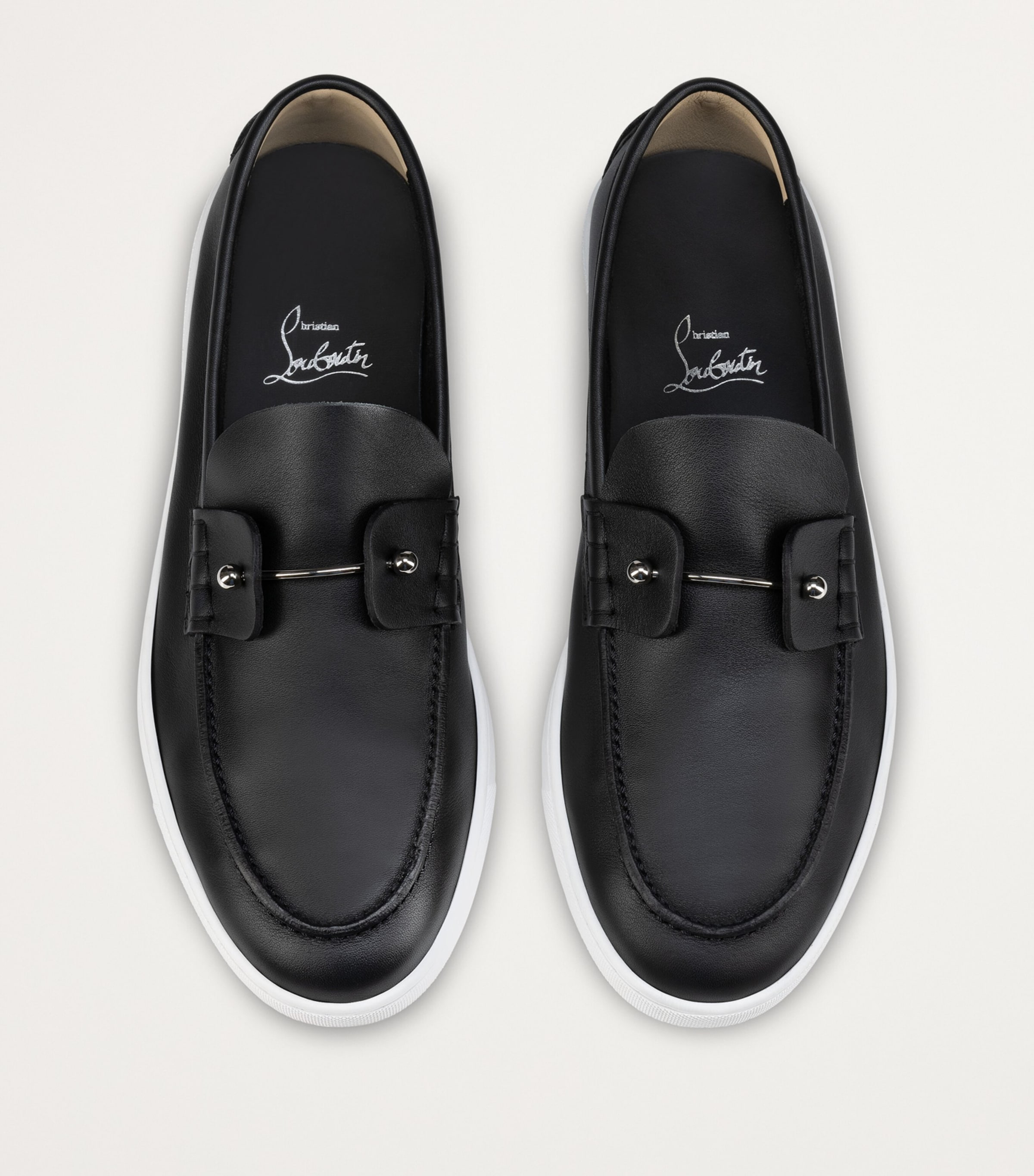 Christian Louboutin Chambeliboat Leather Boat Shoes Image 4