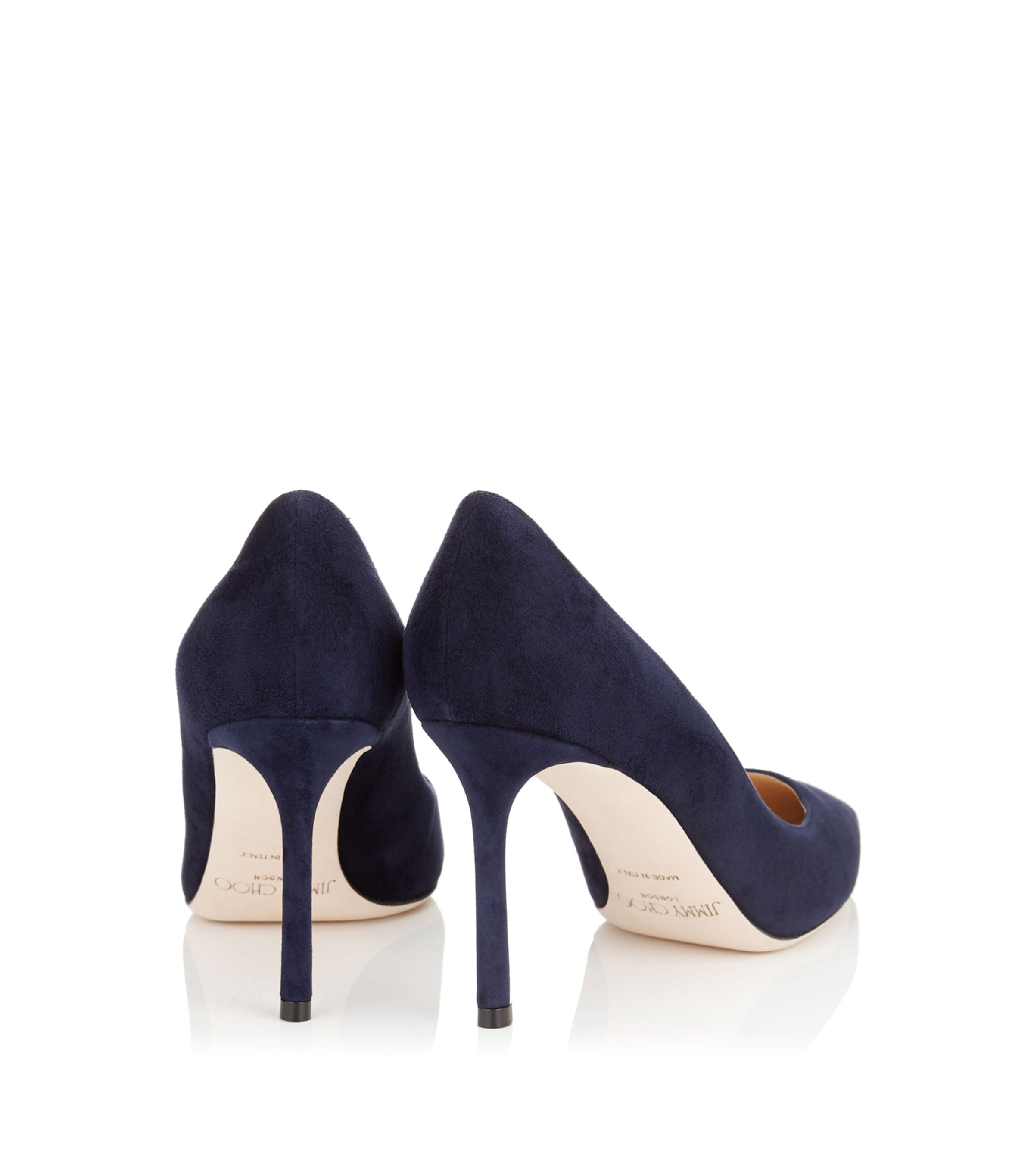 Romy 85 Suede Pumps NAVY Image 3