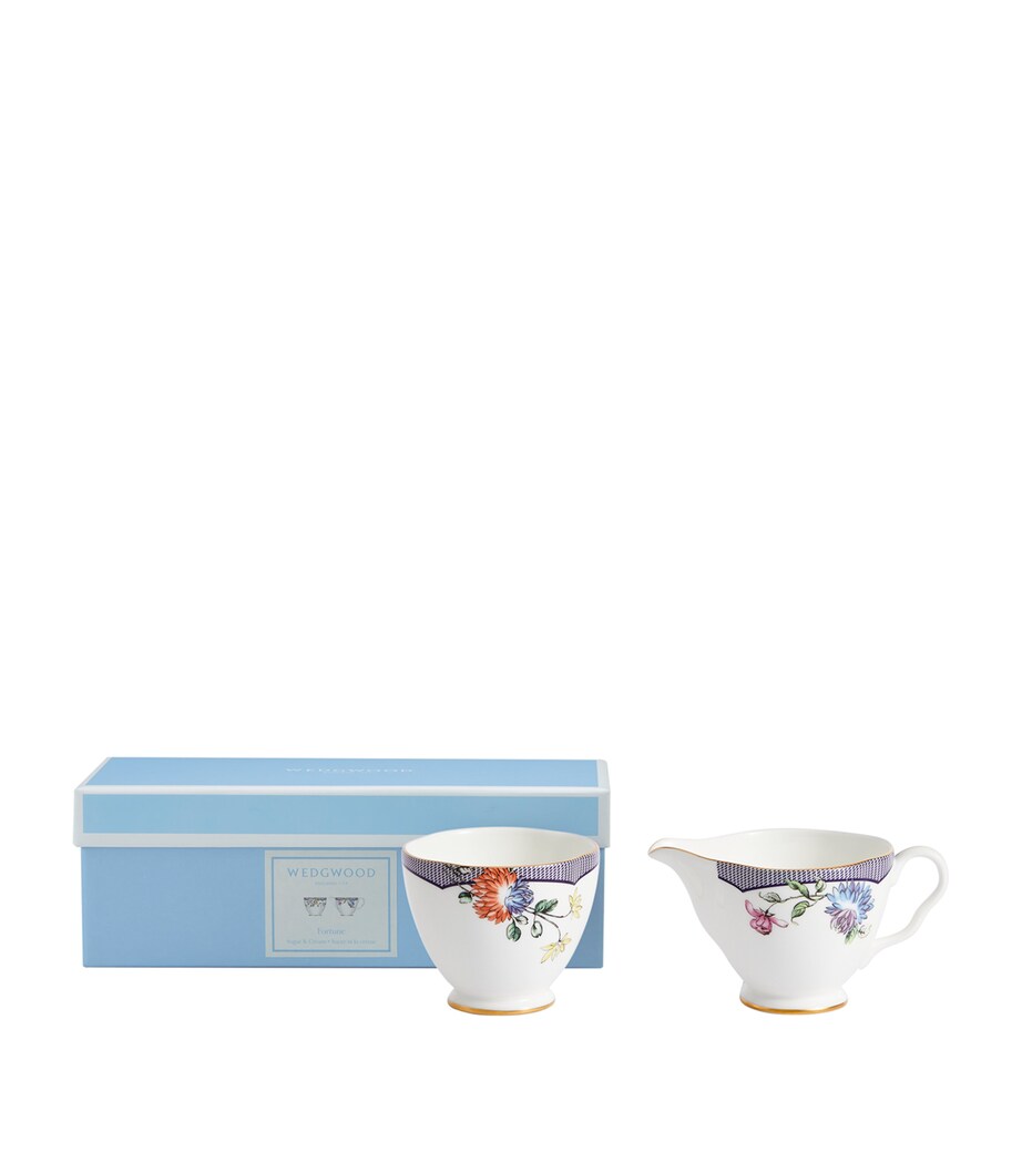 Fortune Sugar Bowl and Creamer Set MULTI Image 4
